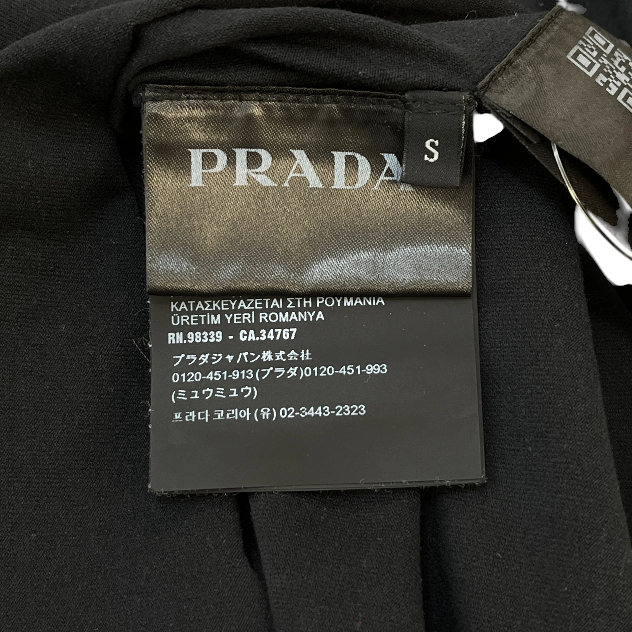 Men's Logo Print T-Shirt Black Size S - Image 7