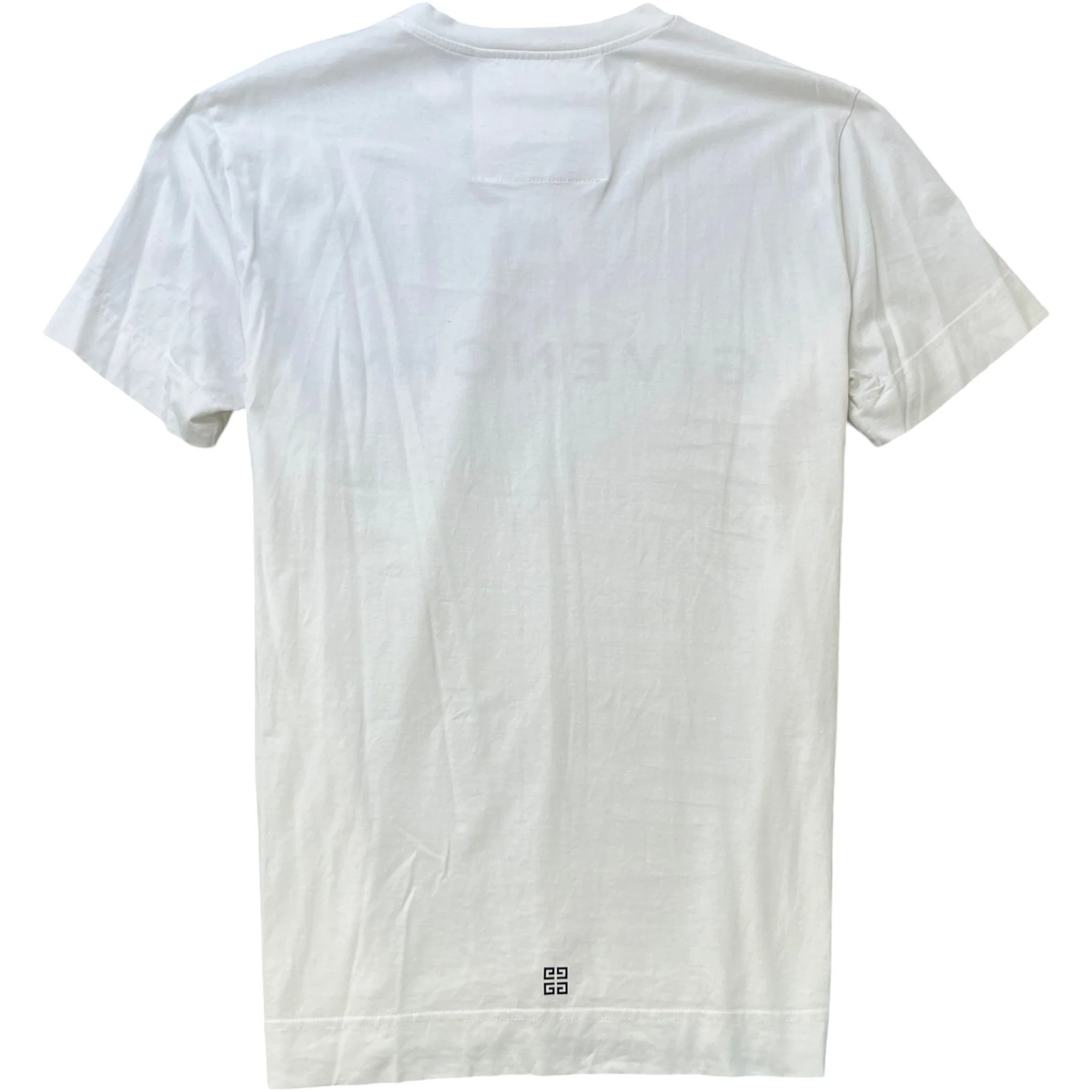Men's Logo Print T-Shirt White Size L - Image 2