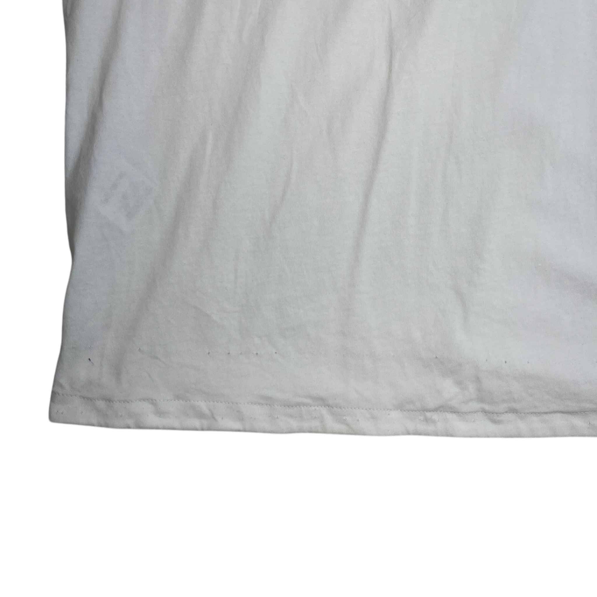 Men's Logo Print T-Shirt White Size S - Image 14
