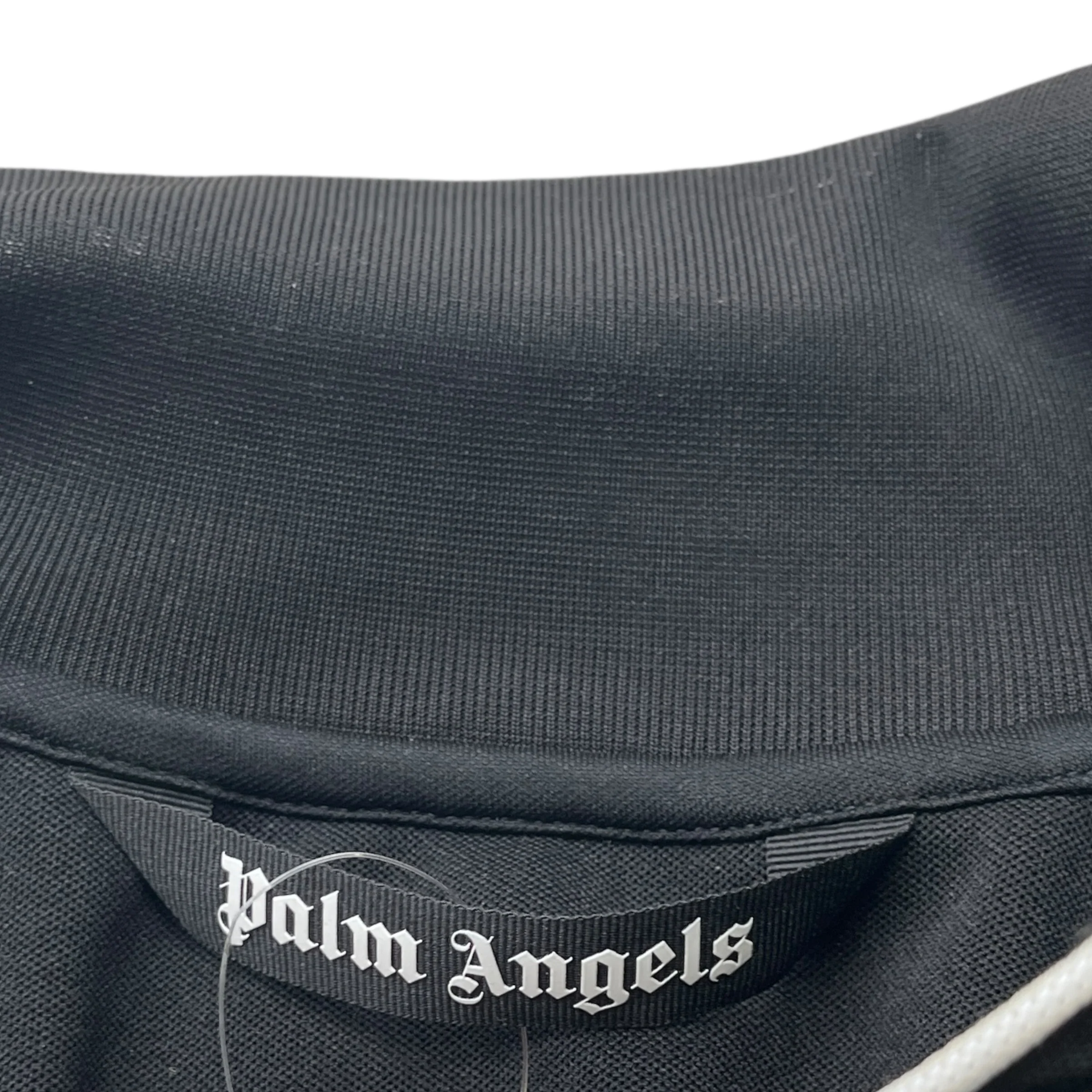 Men's Logo Print Track Jacket Black Size M - Image 7