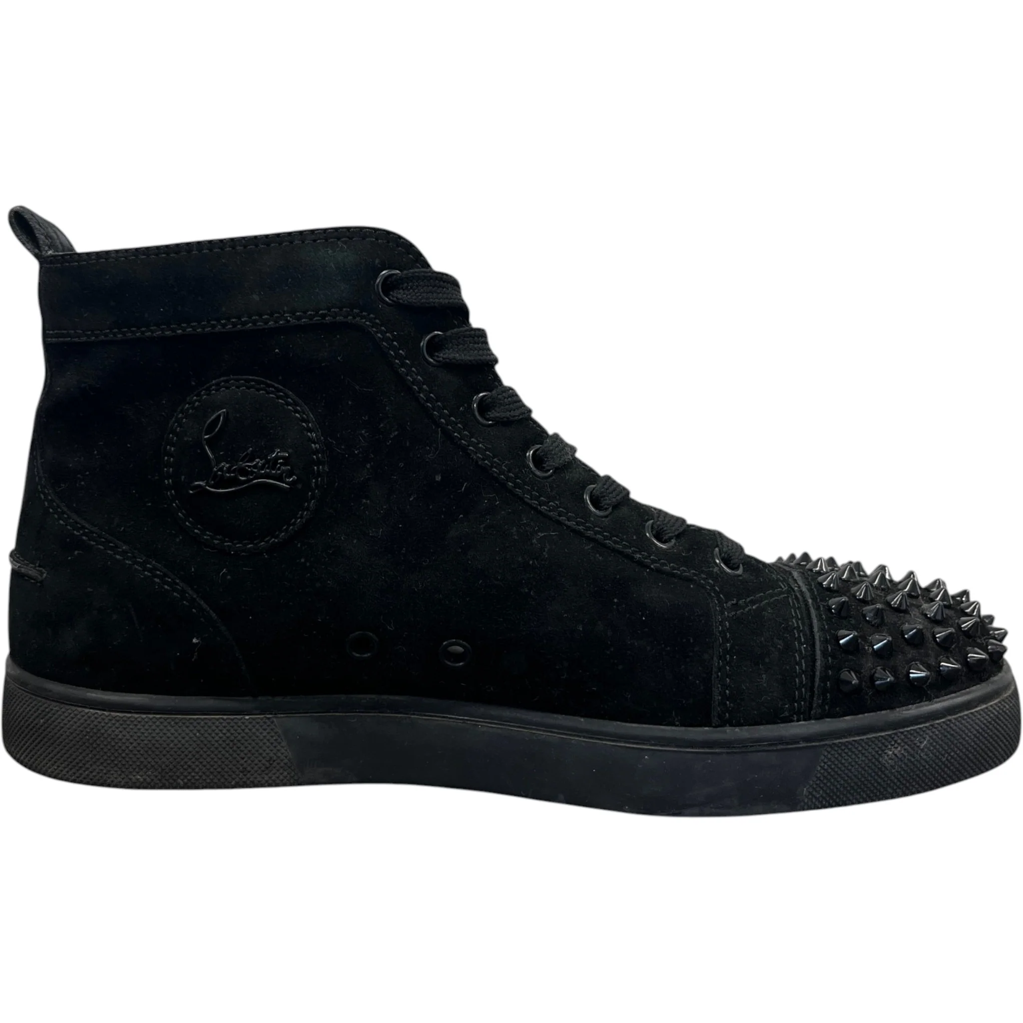 Men's Lou Spikes High Trainers Black Size EU 39 / UK 5 - Image 3