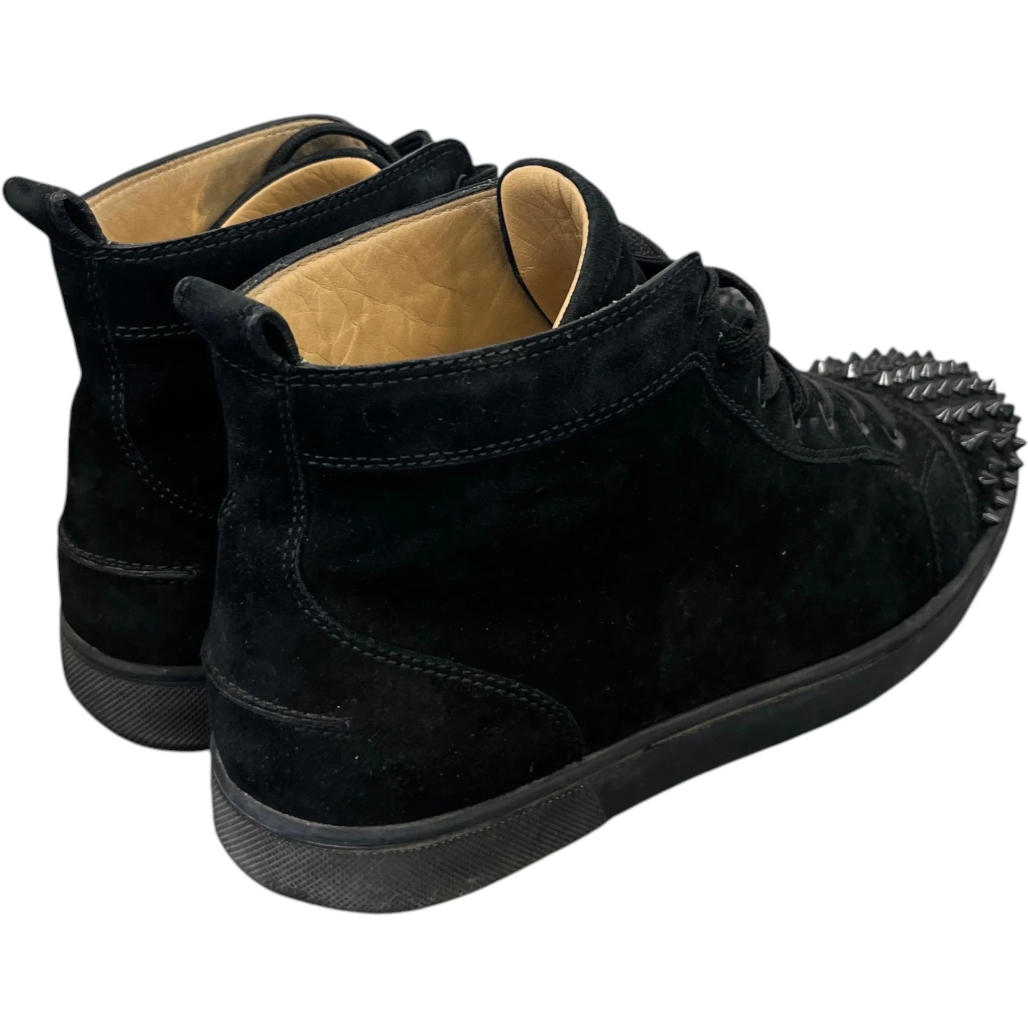Men's Lou Spikes High Trainers Black Size EU 39 / UK 5 - Image 7