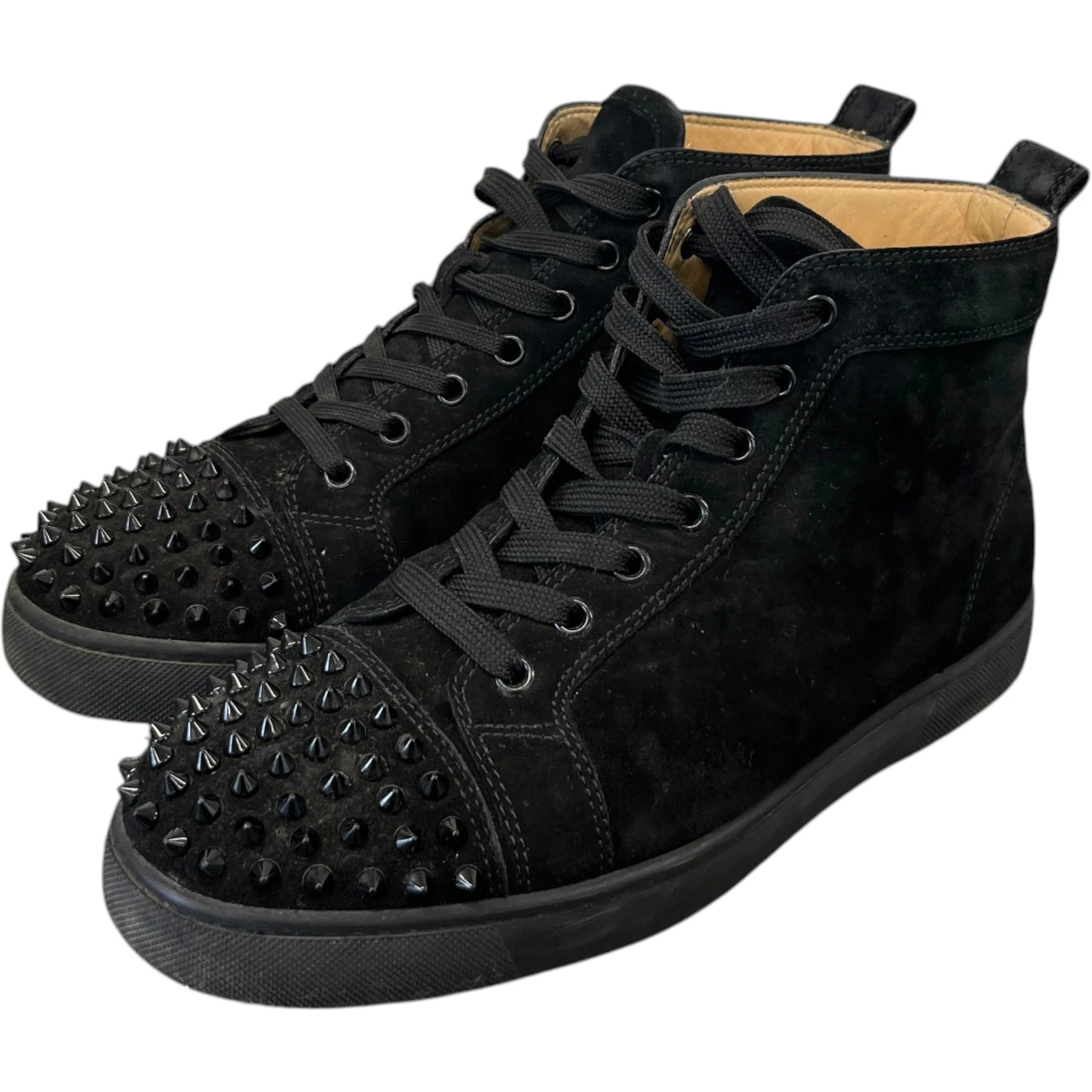 Men's Lou Spikes High Trainers Black Size EU 39 / UK 5 - Image 8