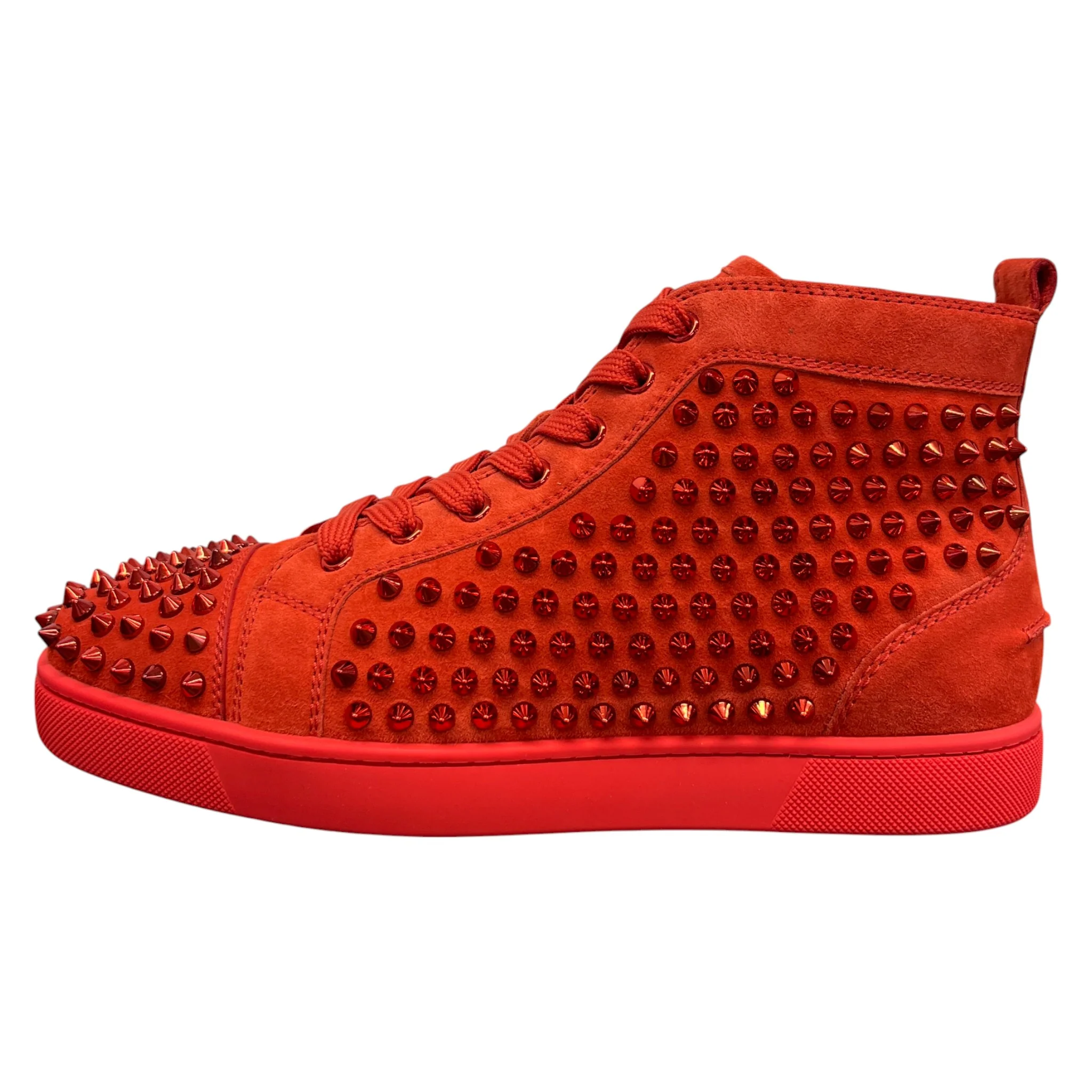 Men's Louis Flat Spike High Trainers Red Size EU 40.5 / UK 6.5 - Image 5