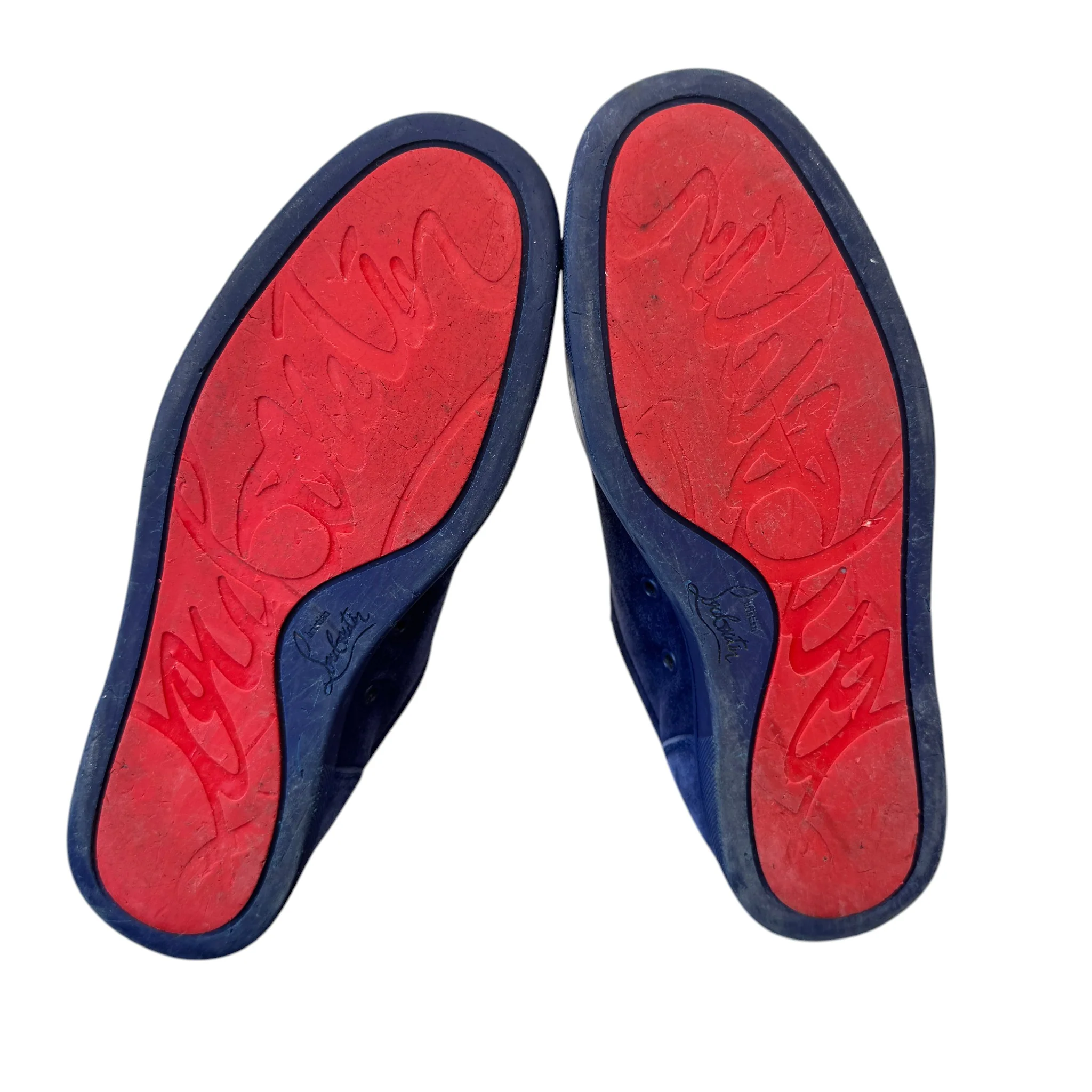 Men's Louis Junior Flat Low Trainers Blue Size EU 40 / UK 6 - Image 10