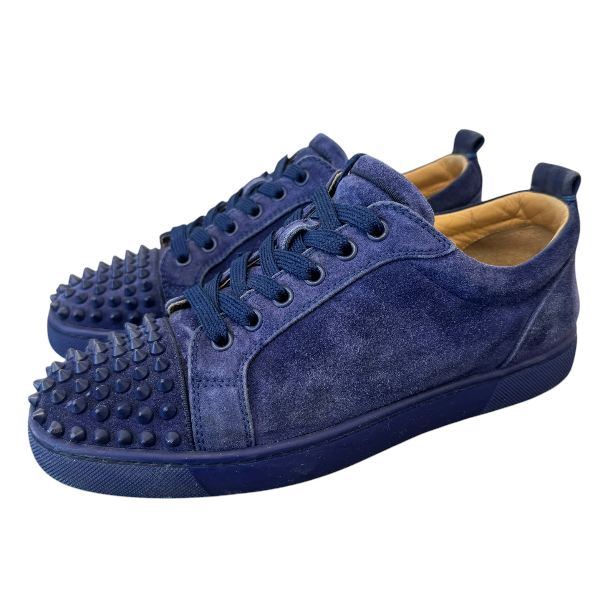 Men's Louis Junior Flat Low Trainers Blue Size EU 40 / UK 6 - Image 7