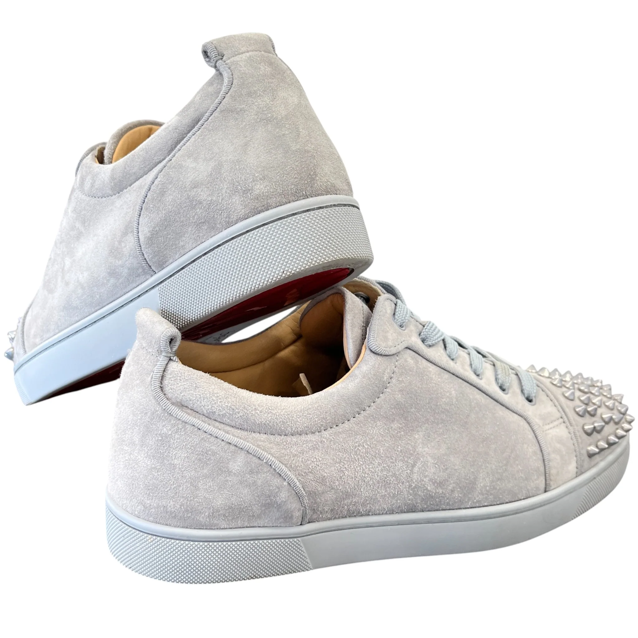 Men's Louis Junior Spikes Flat Low Trainers Grey Size EU 42 / UK 8 - Image 10