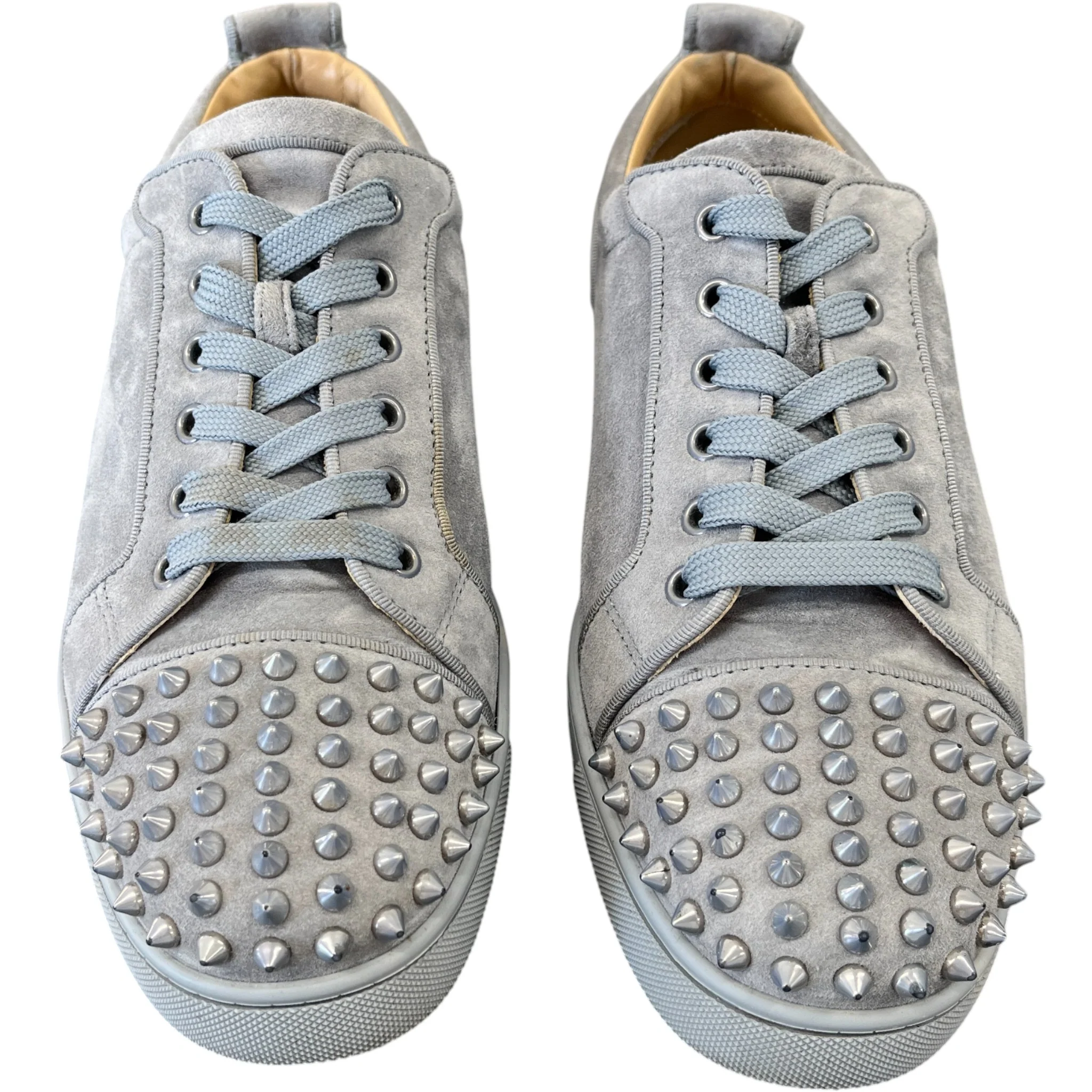 Men's Louis Junior Spikes Flat Low Trainers Grey Size EU 42 / UK 8 - Image 6