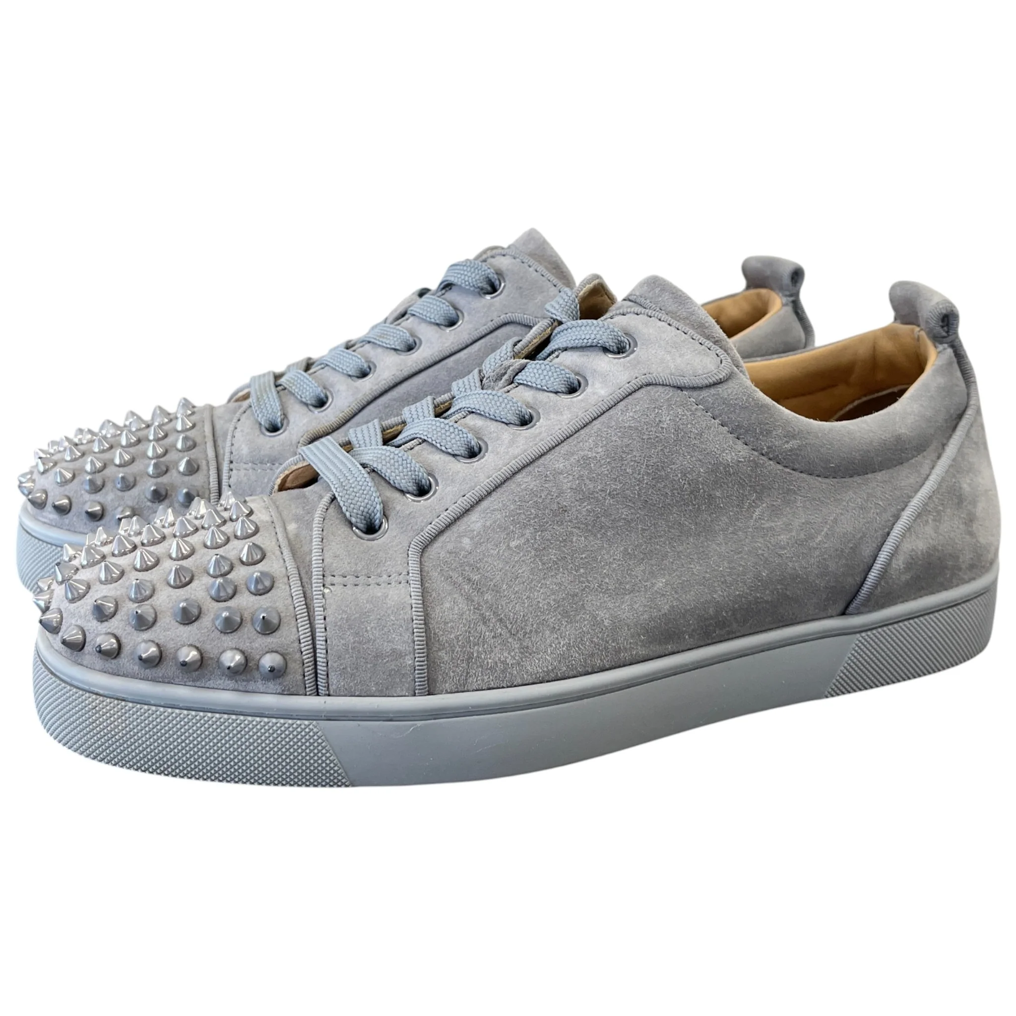 Men's Louis Junior Spikes Flat Low Trainers Grey Size EU 42 / UK 8 - Image 8