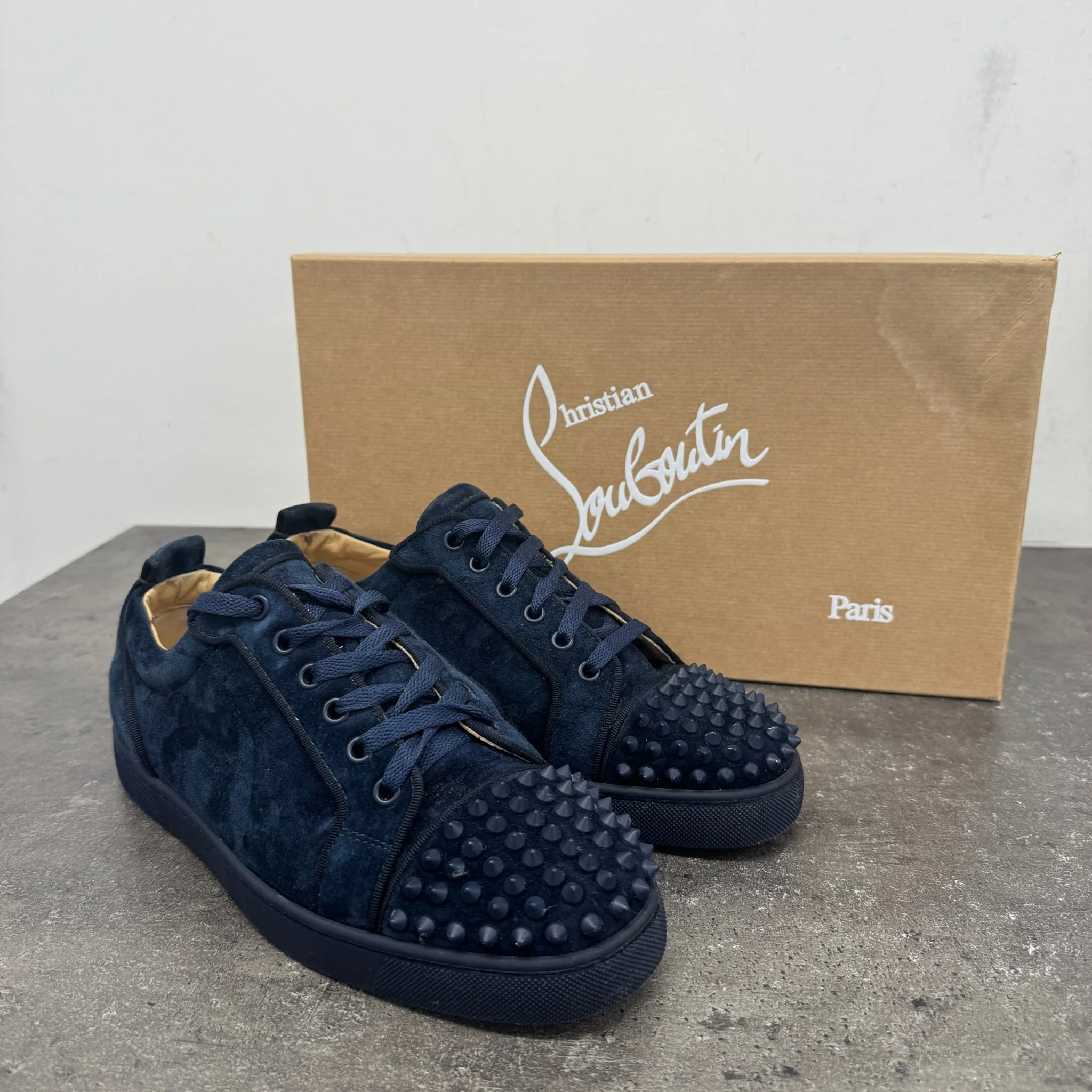 Men's Louis Junior Spikes Flat Low Trainers Navy Size EU 40 / UK 6 - Image 11