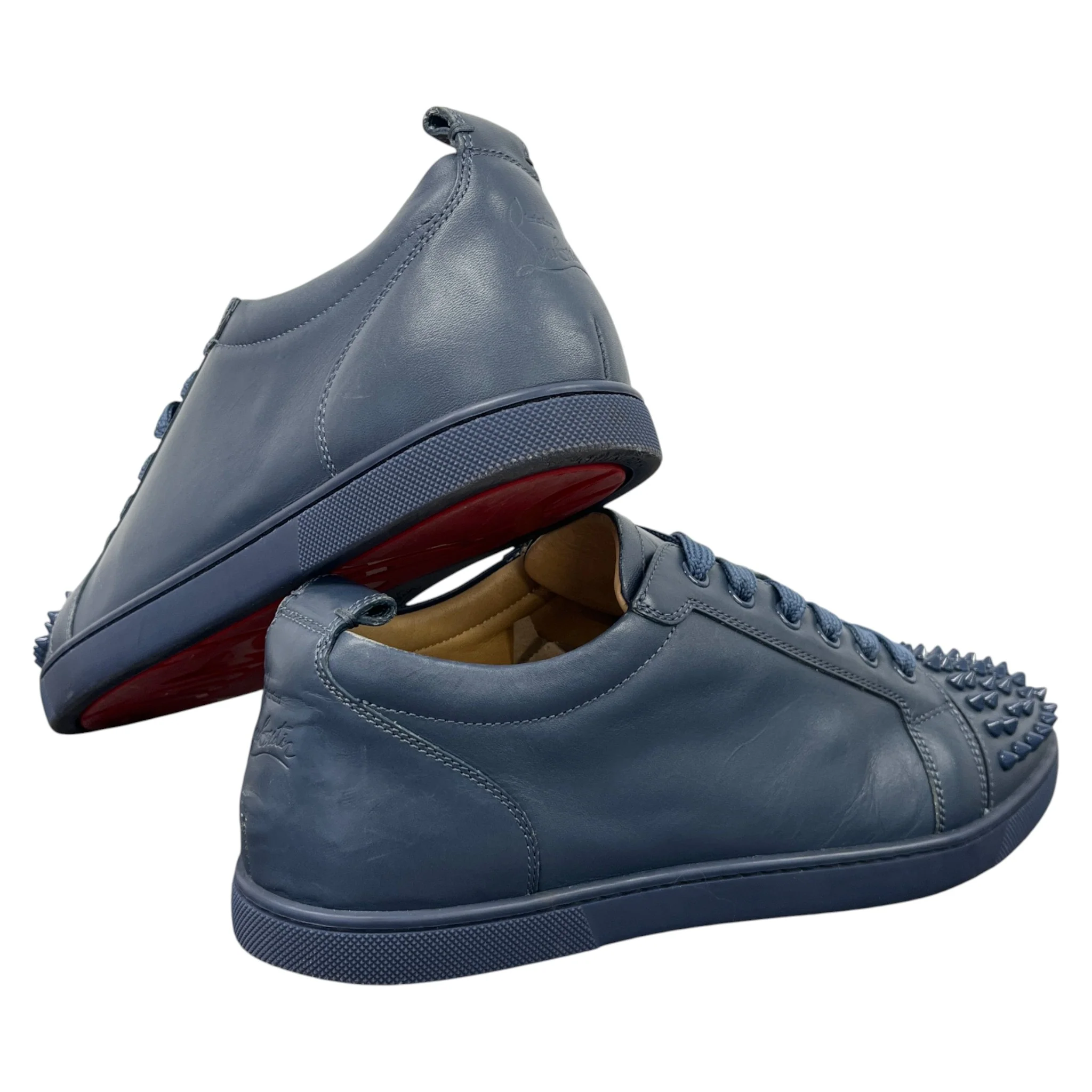 Men's Louis Junior Spikes Low Trainers Navy Size EU 42 / UK 8 - Image 10