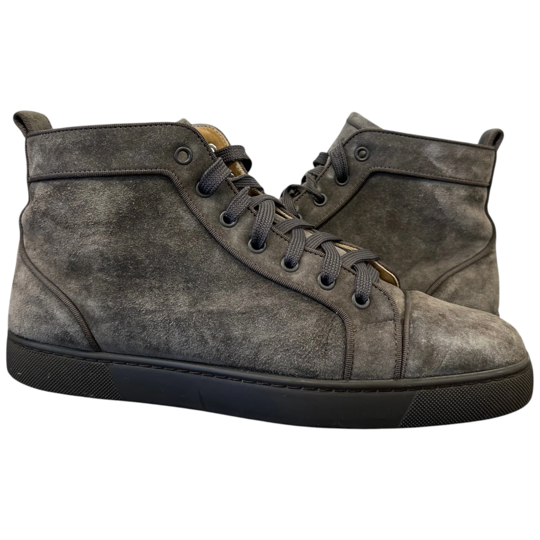Men's Louis Orlato Flat High Trainers Brown Size EU 41.5 / UK 7.5 - Image 3