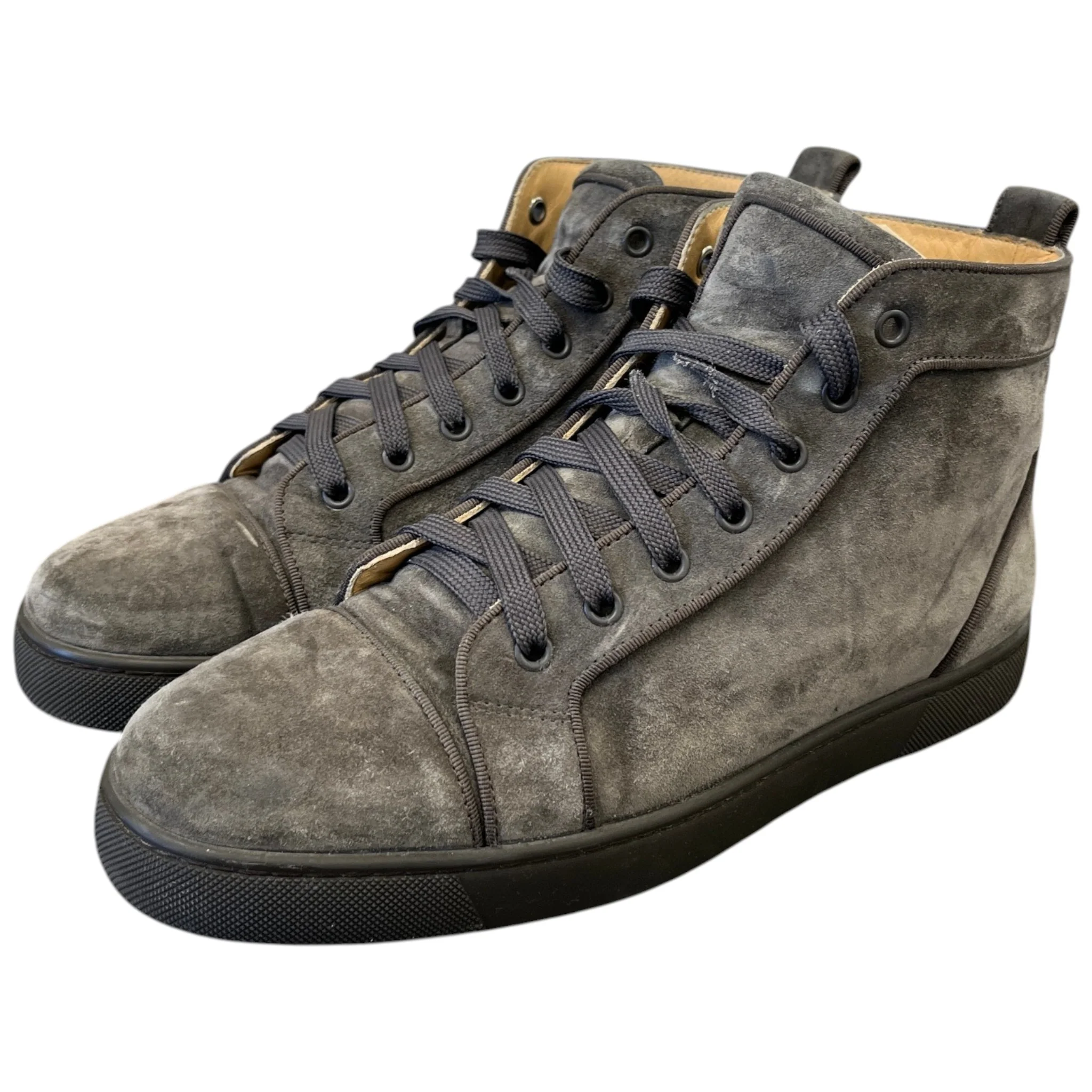 Men's Louis Orlato Flat High Trainers Brown Size EU 41.5 / UK 7.5 - Image 9