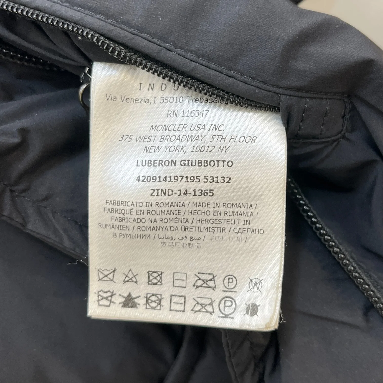 Men's Luberon Down Jacket Black Size 3 / L - Image 9