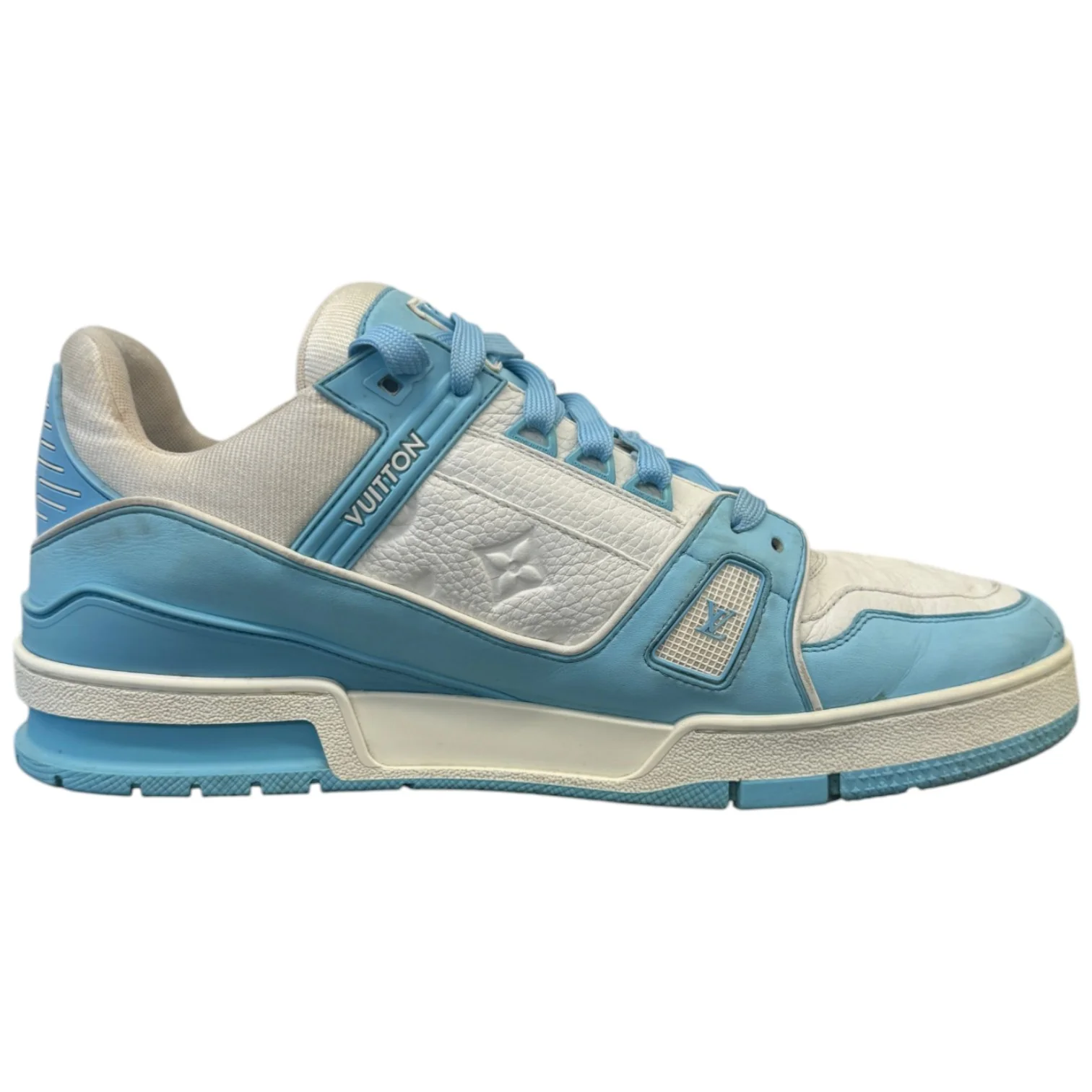 Men's Lv Low Trainers Blue Size EU 44 / UK 10 - Image 4