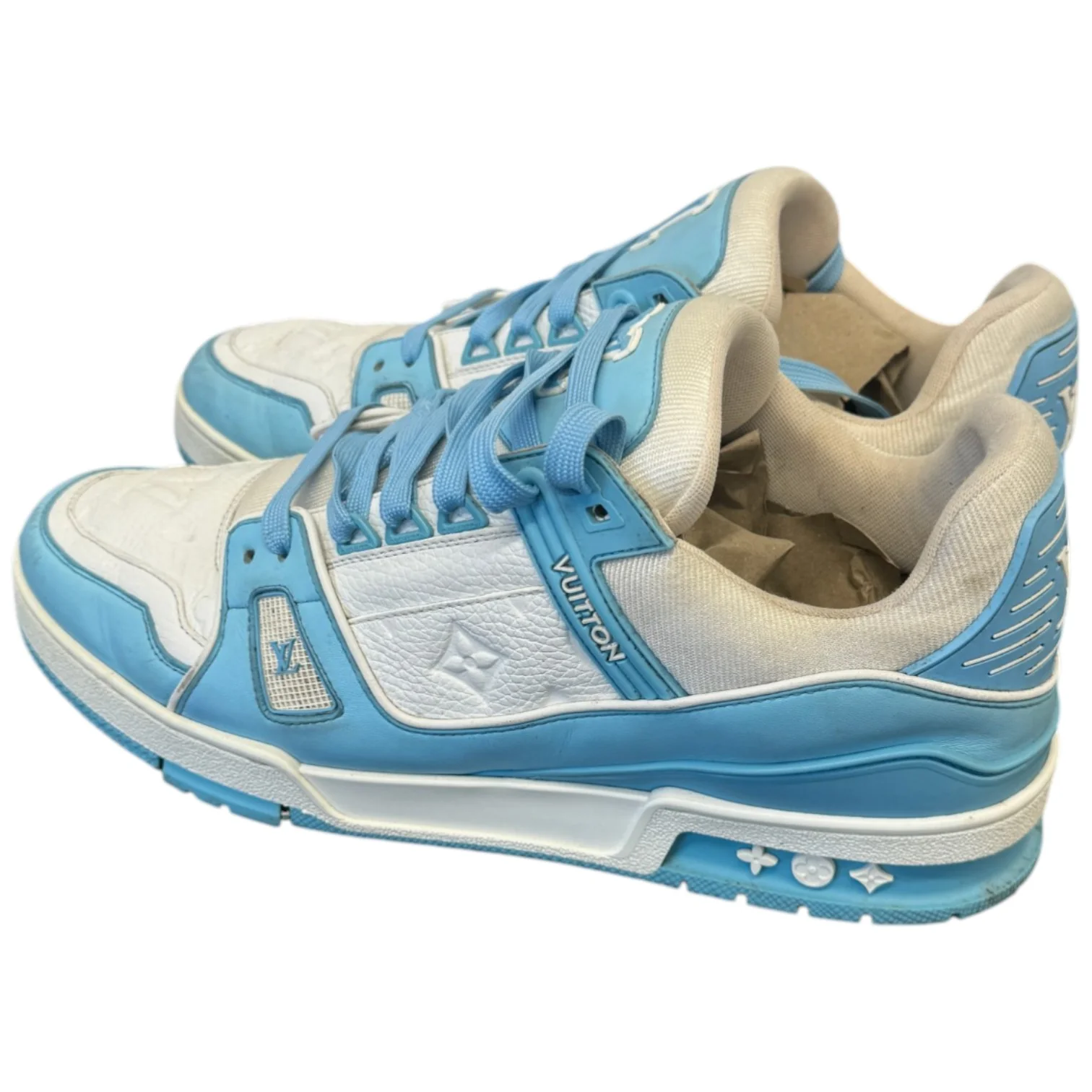 Men's Lv Low Trainers Blue Size EU 44 / UK 10 - Image 9