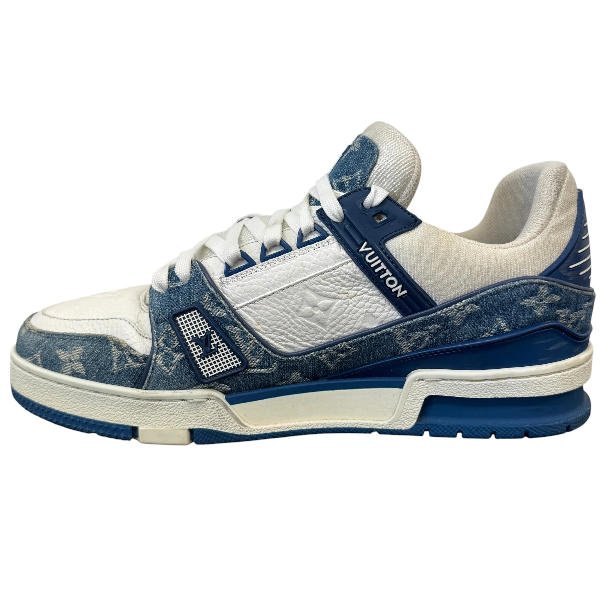 Men's Lv Low Trainers White Size EU 41 / UK 7 - Image 2