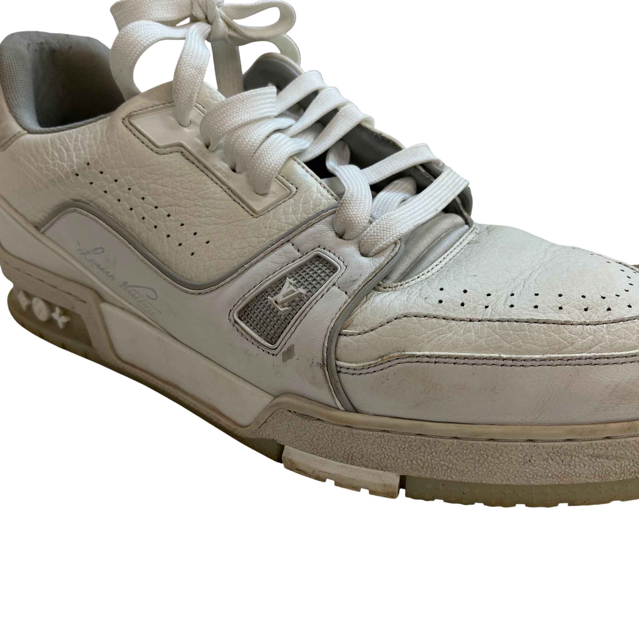 Men's Lv Low Trainers White Size EU 43 / UK 9 - Image 15
