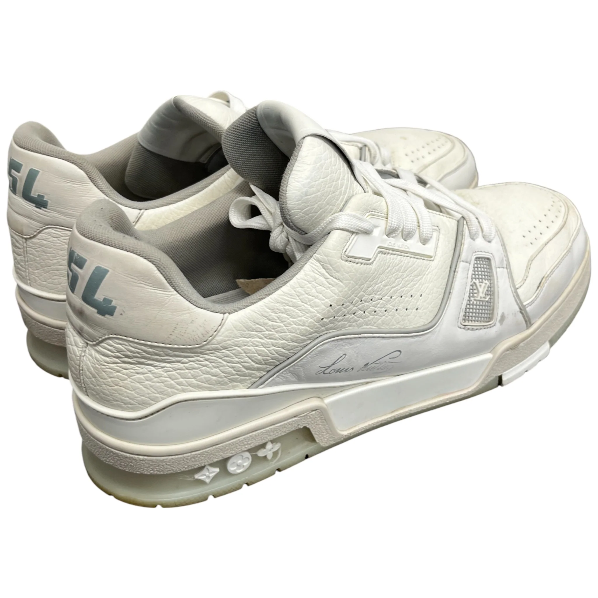 Men's Lv Low Trainers White Size EU 43 / UK 9 - Image 8