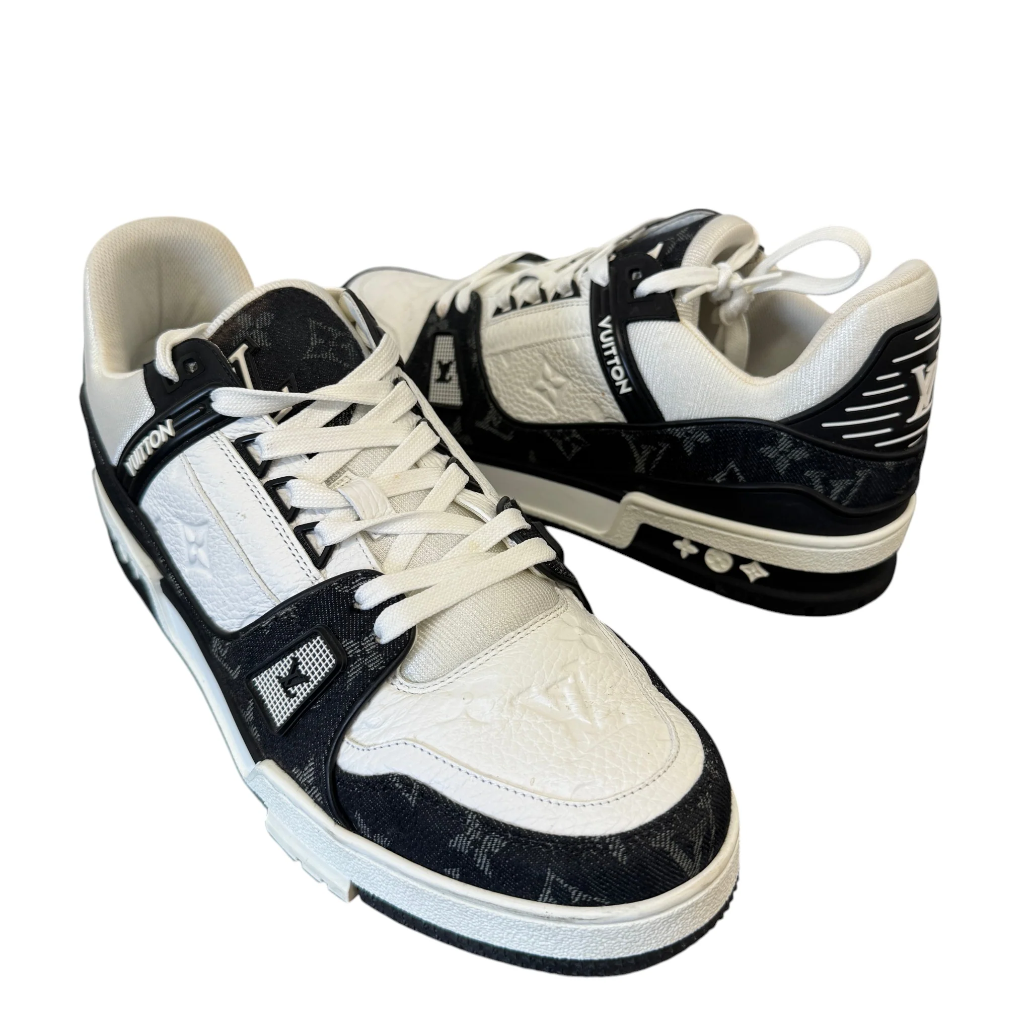 Men's Lv Low Trainers White Size EU 43 / UK 9 - Image 3
