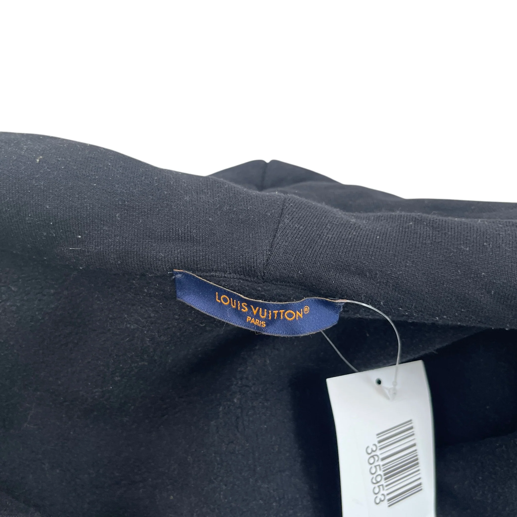 Men's Lv Malletier Zip Up Hoodie Black Size XL - Image 7