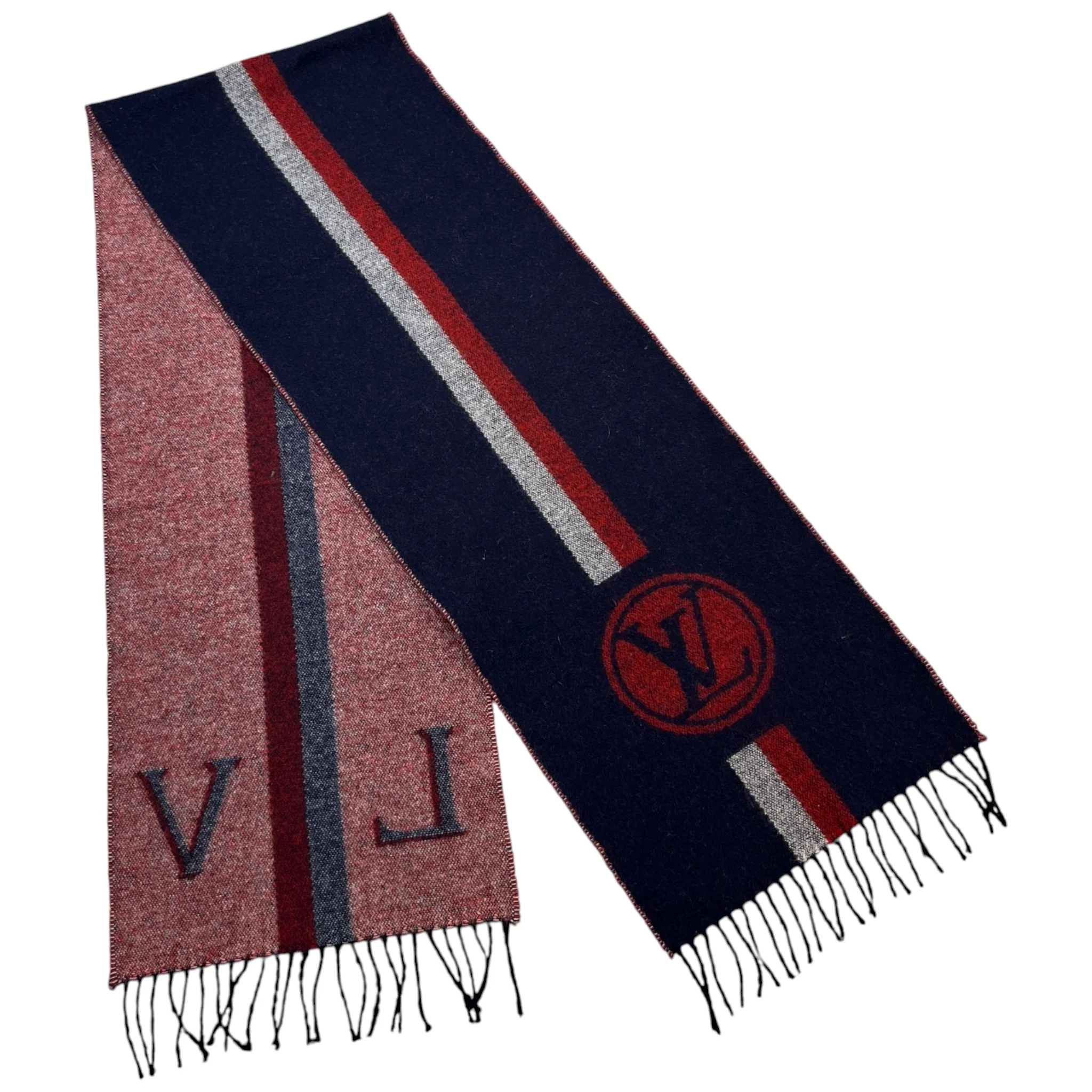 Men's Lv Scarf Navy - Image 3