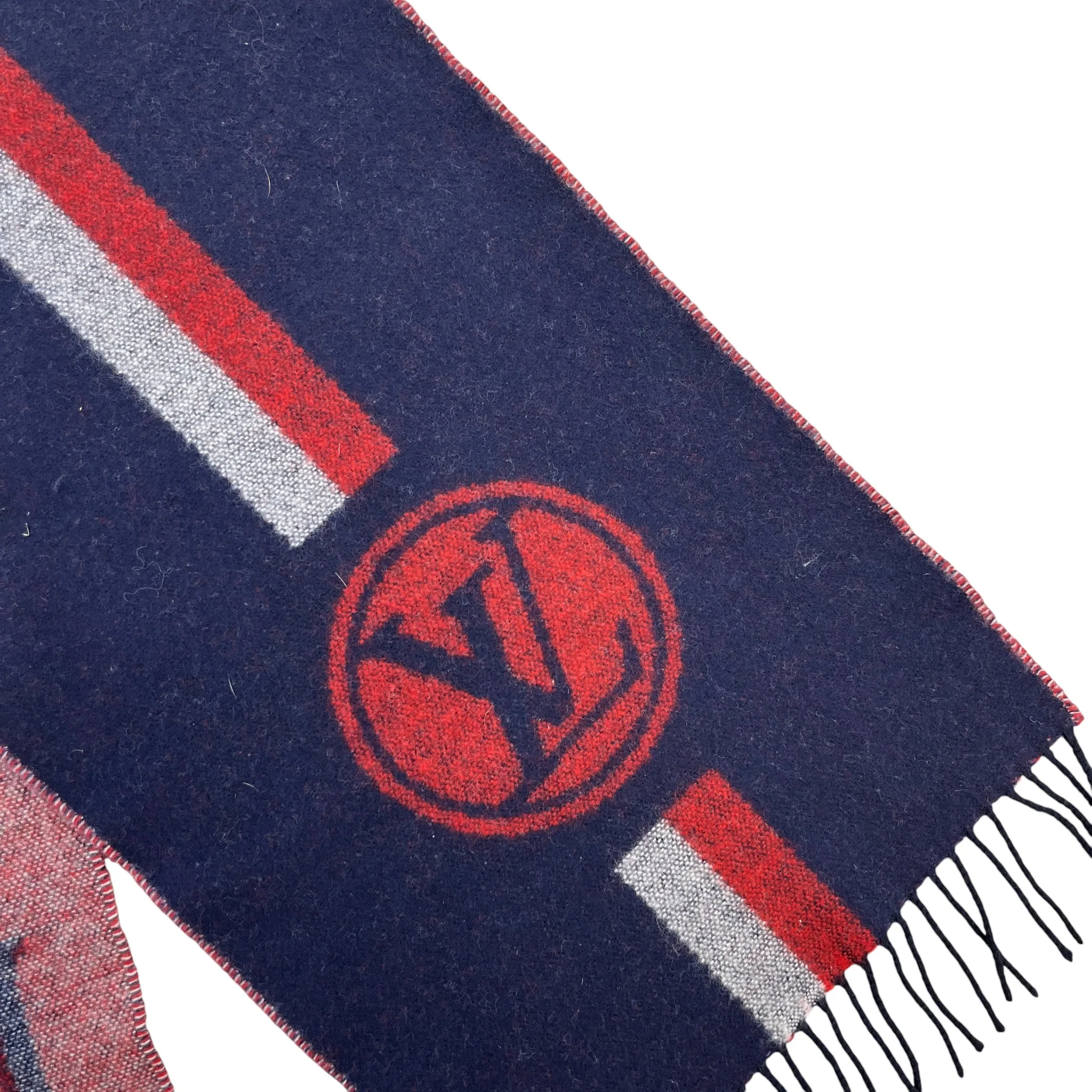 Men's Lv Scarf Navy - Image 4