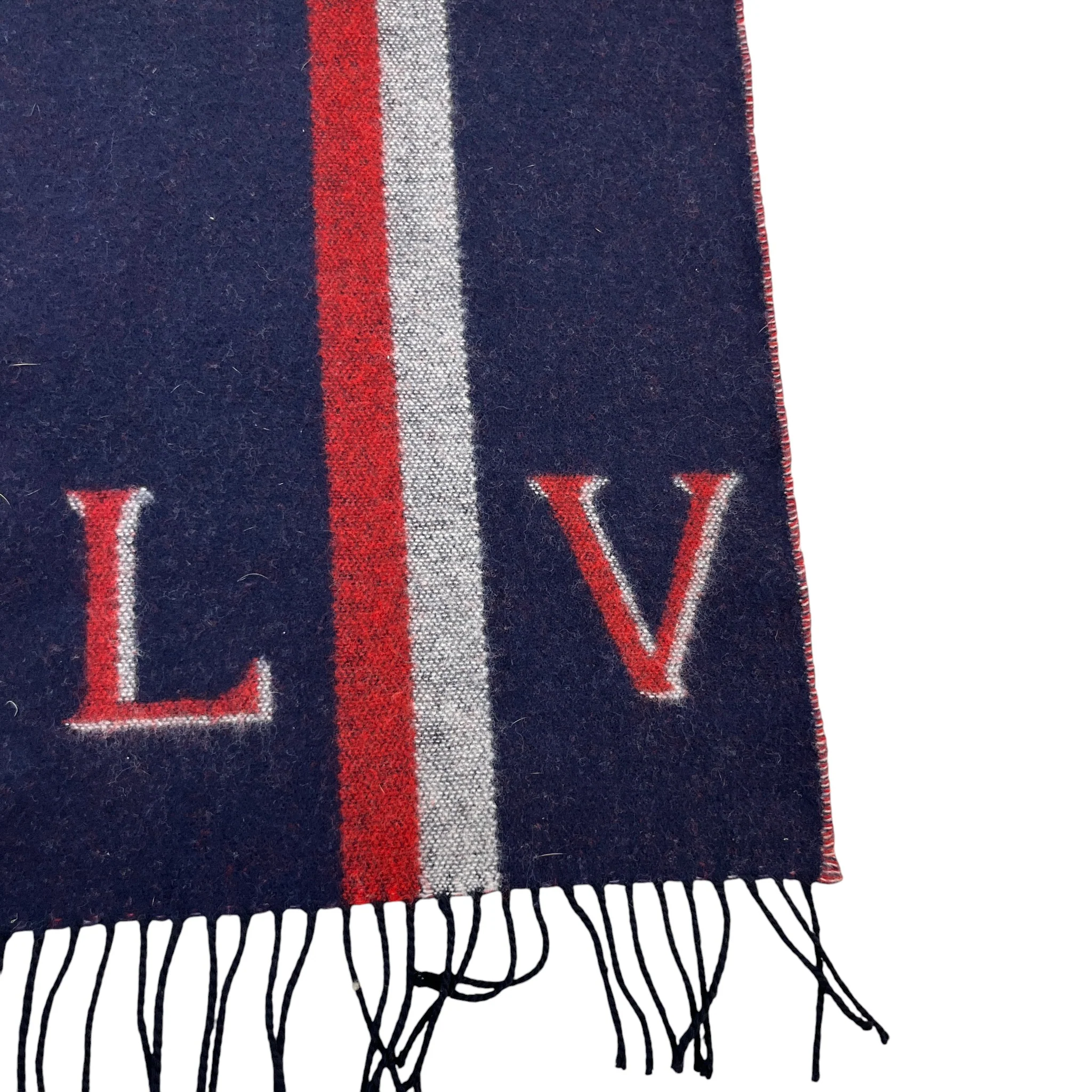 Men's Lv Scarf Navy - Image 7