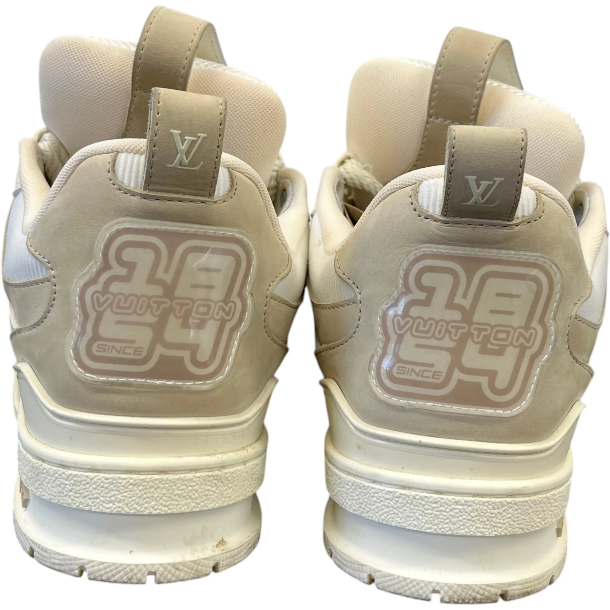 Men's Lv Skate Low Trainers Beige Size EU 40.5 / UK 6.5 - Image 7