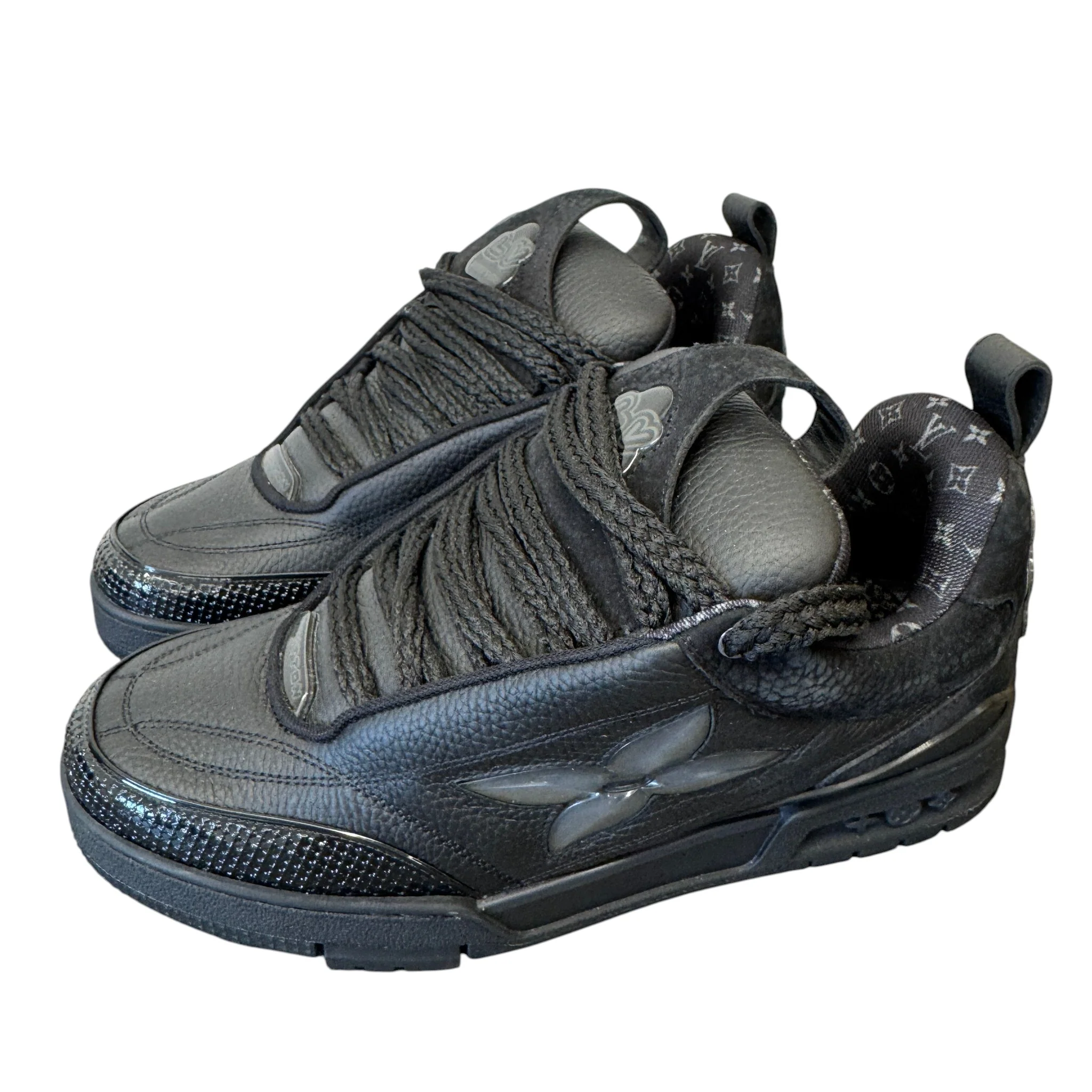 Men's Lv Skate Low Trainers Black Size EU 41 / UK 7 - Image 7