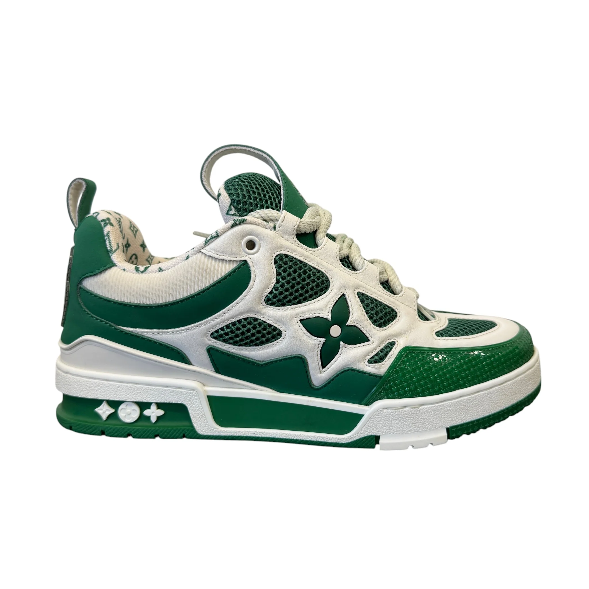 Men's Lv Skate Low Trainers Green Size EU 41 / UK 7