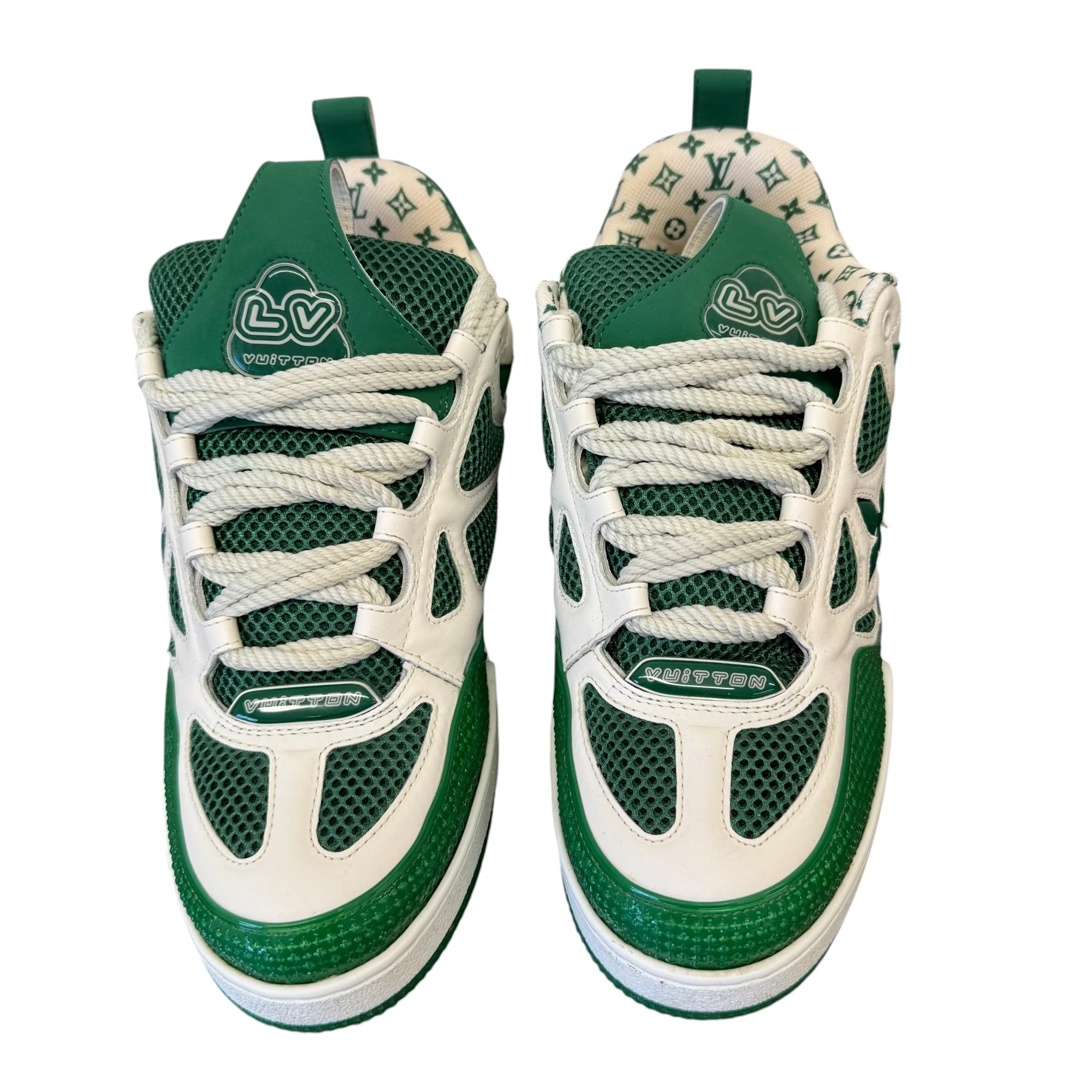 Men's Lv Skate Low Trainers Green Size EU 41 / UK 7 - Image 6