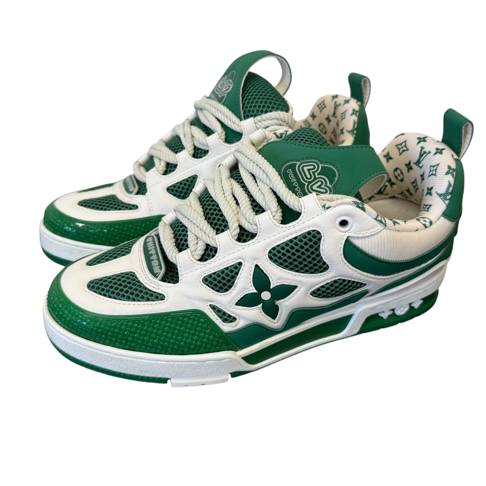 Men's Lv Skate Low Trainers Green Size EU 41 / UK 7 - Image 7
