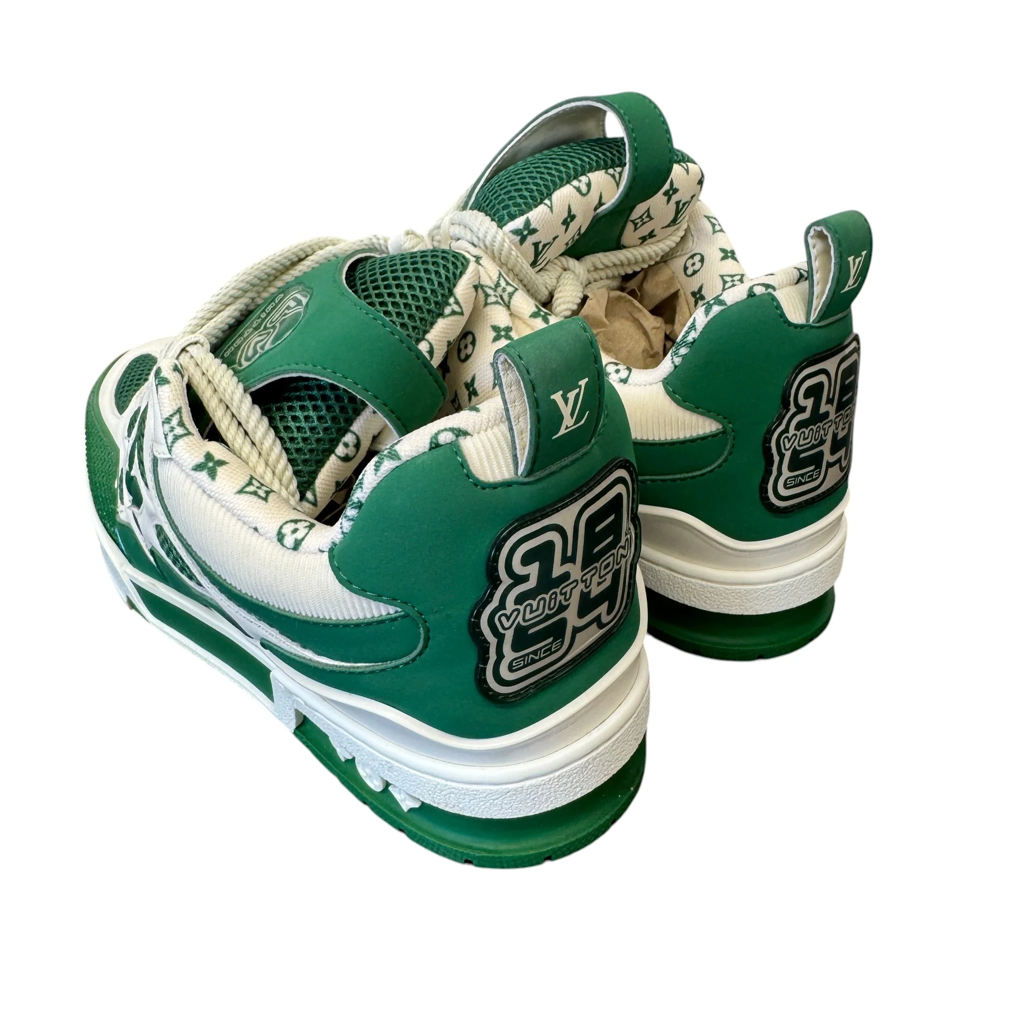 Men's Lv Skate Low Trainers Green Size EU 41 / UK 7 - Image 8