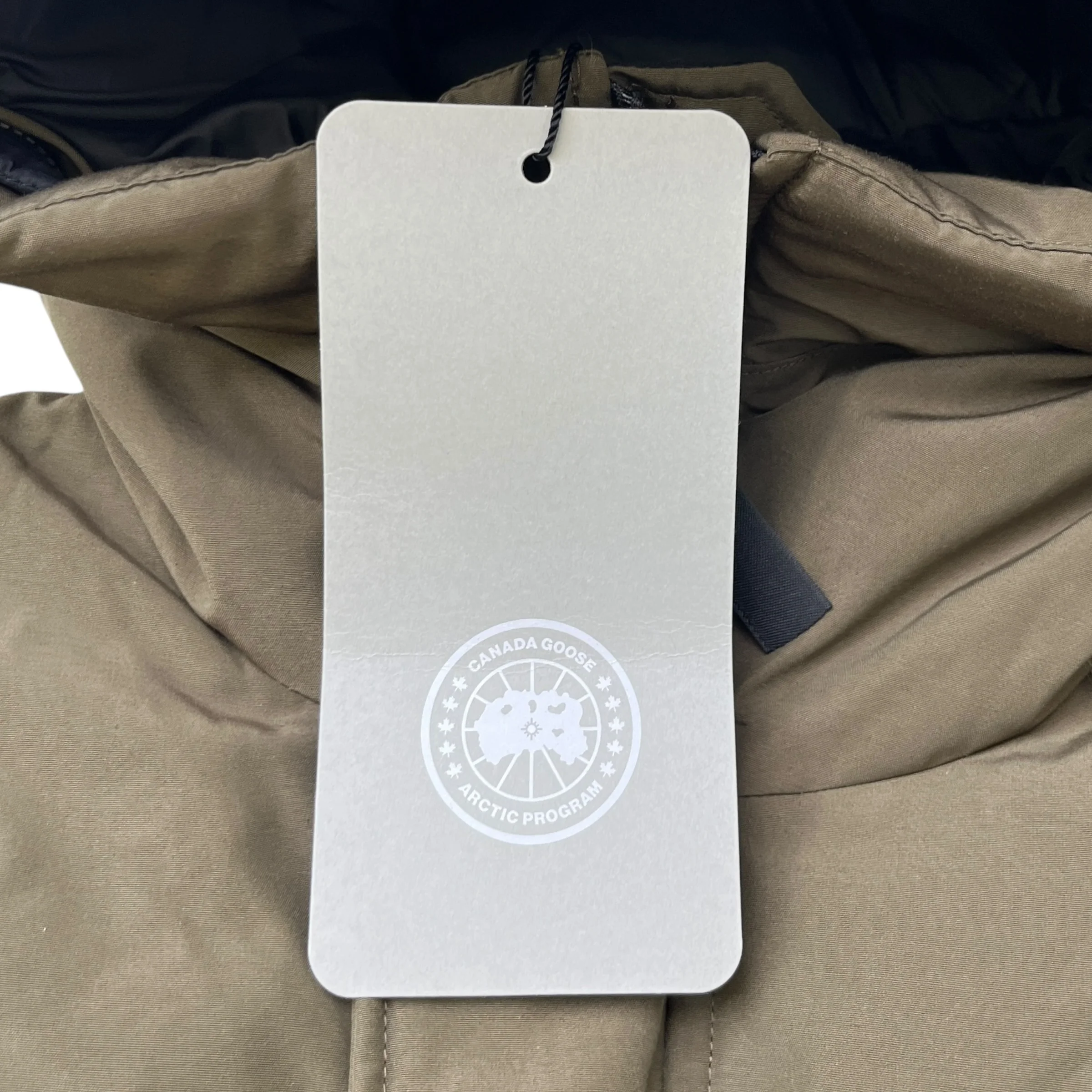 Men's Macmillan Parka Down Jacket Khaki Size S - Image 6