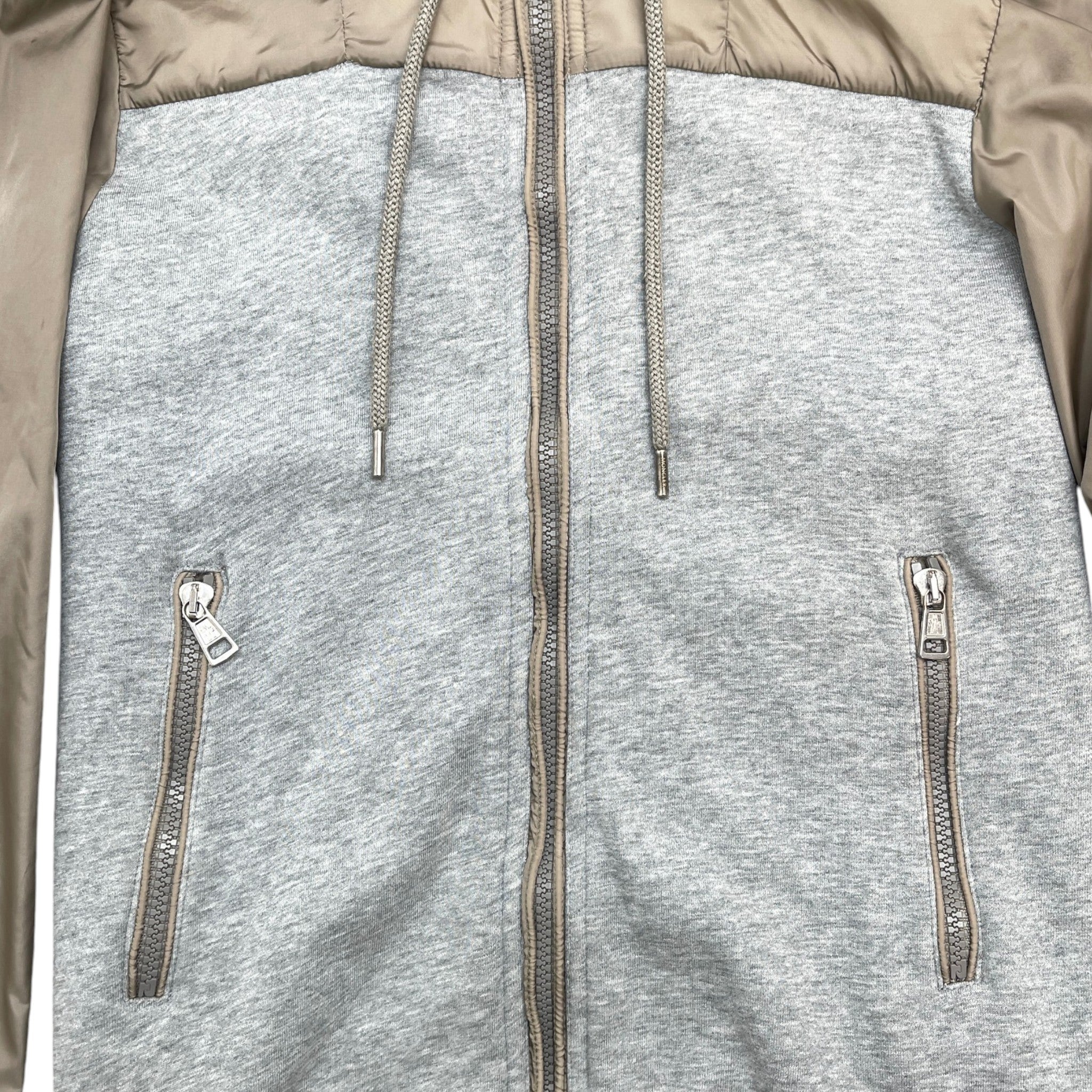 Men's Maglia Cardigan Hoodie Grey Size S - Image 9