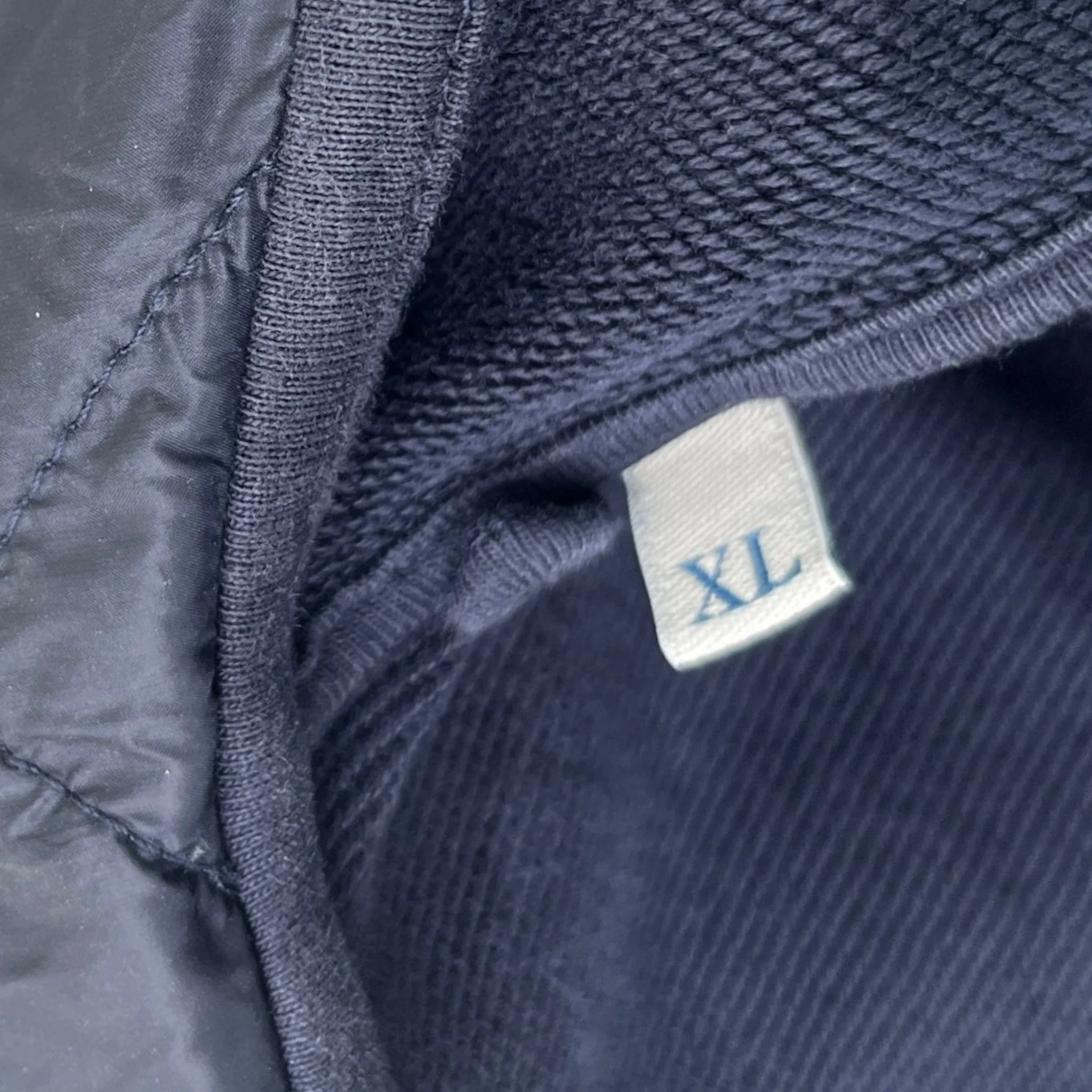 Men's Maglia Cardigan Hoodie Navy Size XL - Image 7