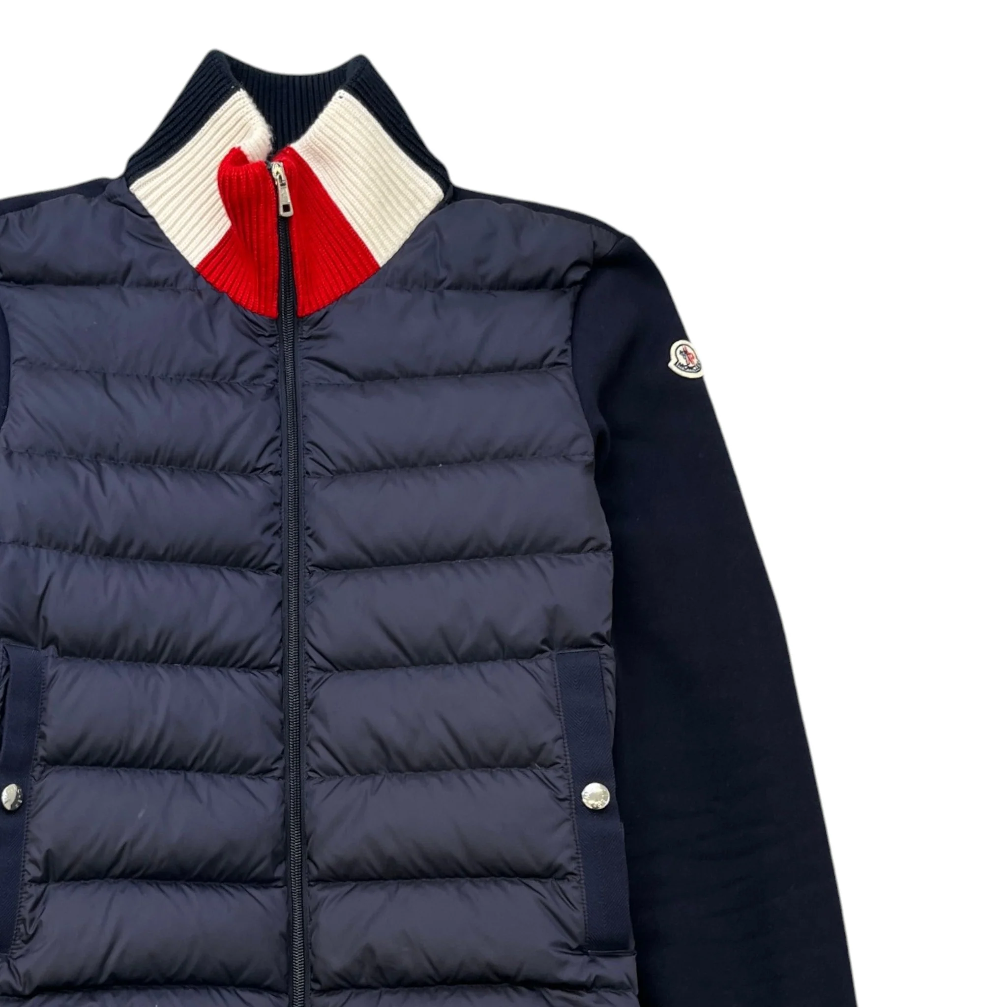 Men's Maglia Cardigan Jacket Navy Size M - Image 3