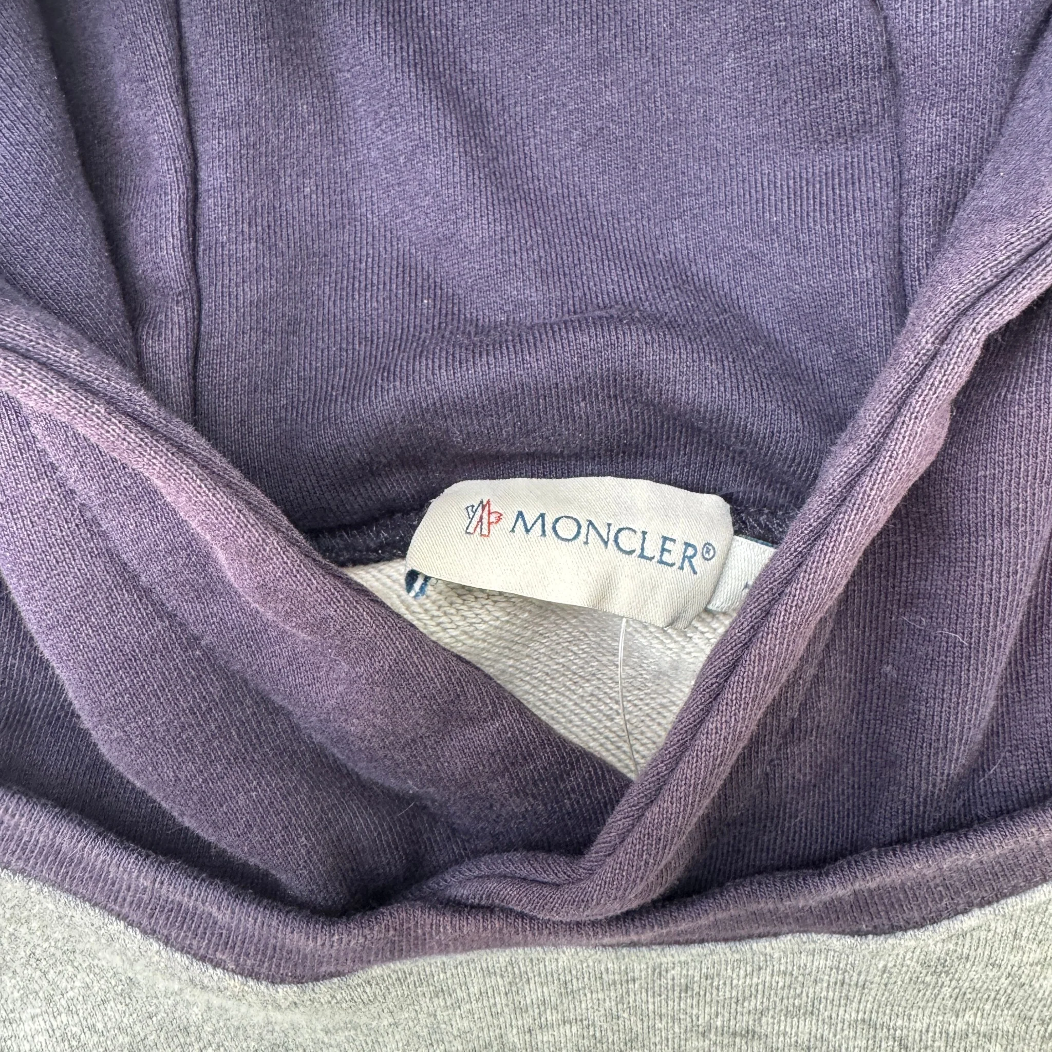 Men's Maglia Con Cappuccio Hoodie Grey Size L - Image 8