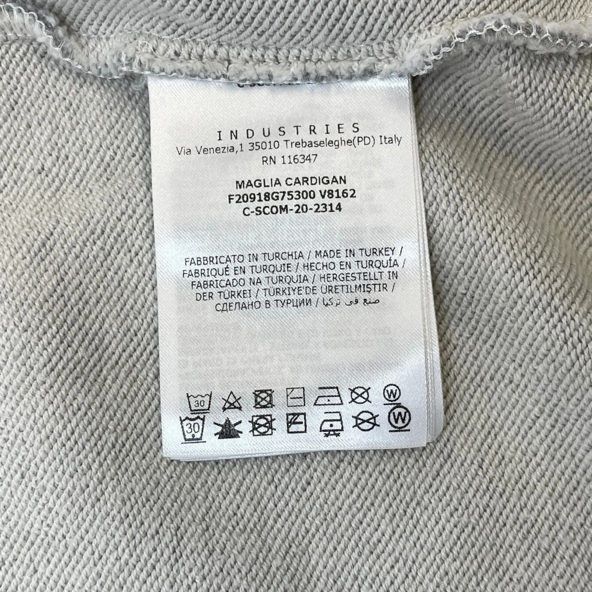 Men's Maglia Jacket Grey Size L - Image 10
