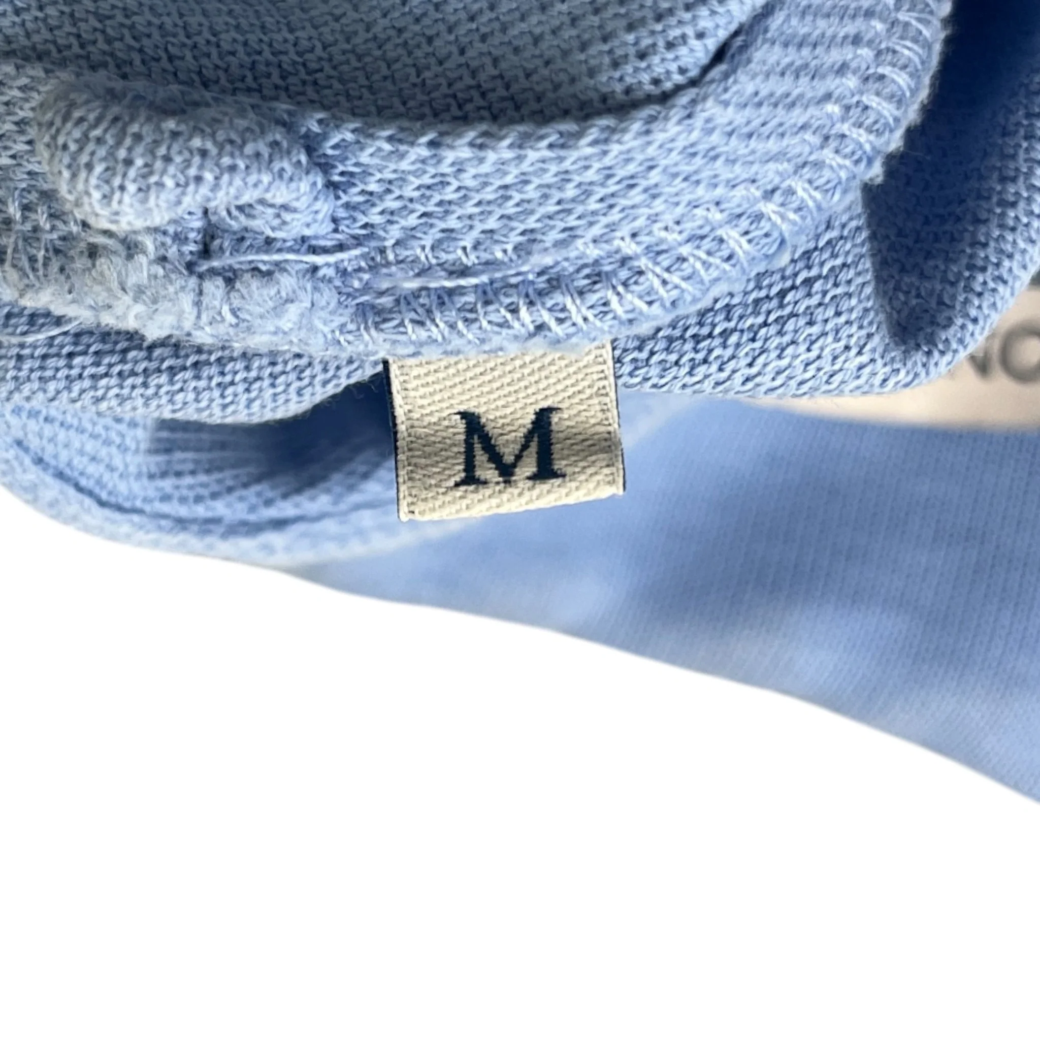 Men's Maglia Polo Manica Corta Polo Shirt Blue Size M - Image 7
