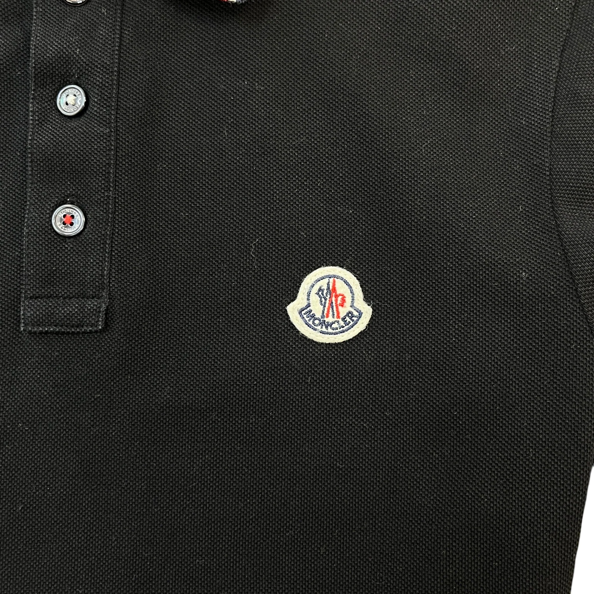 Men's Maglia Polo Shirt Black Size L - Image 6