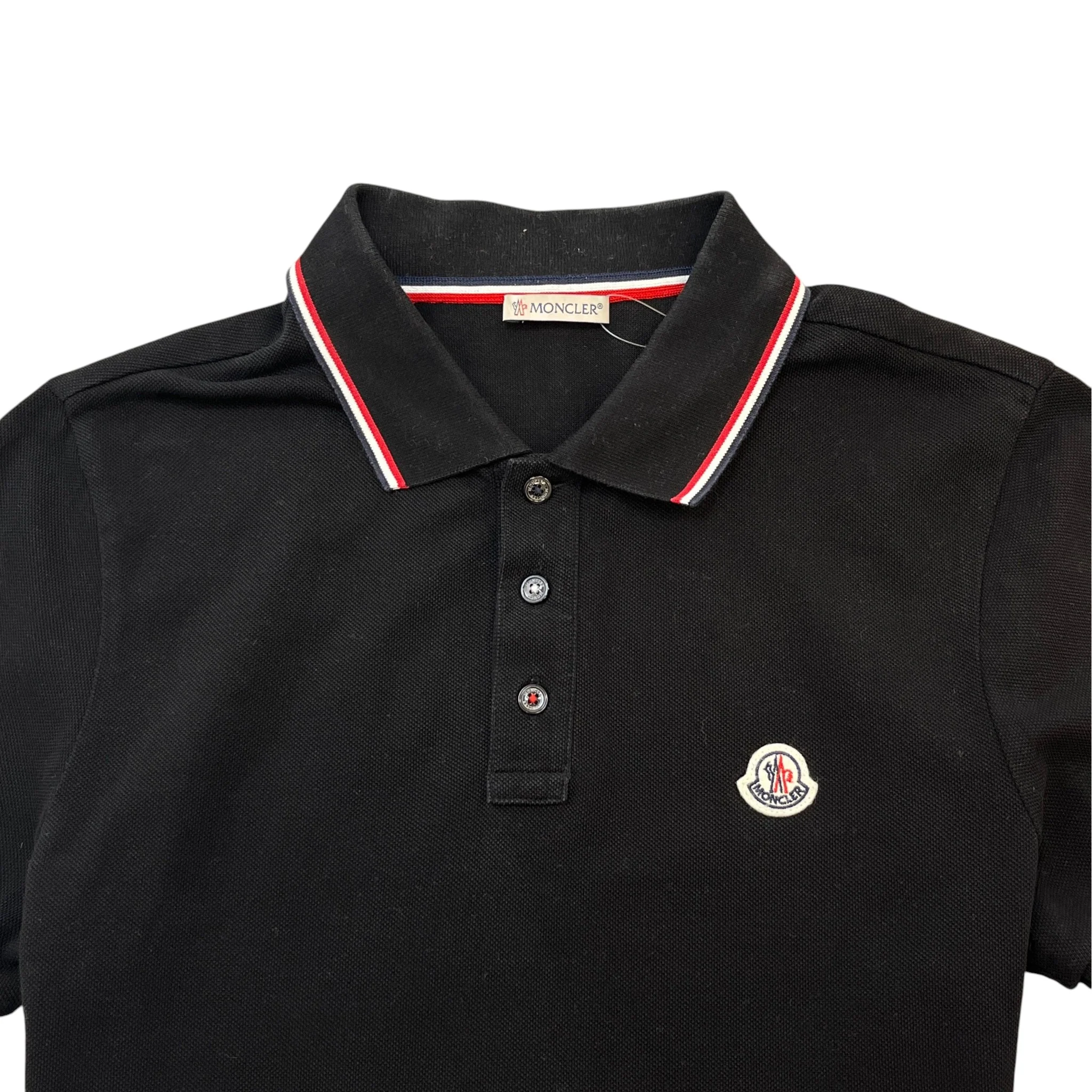 Men's Maglia Polo Shirt Black Size M - Image 5
