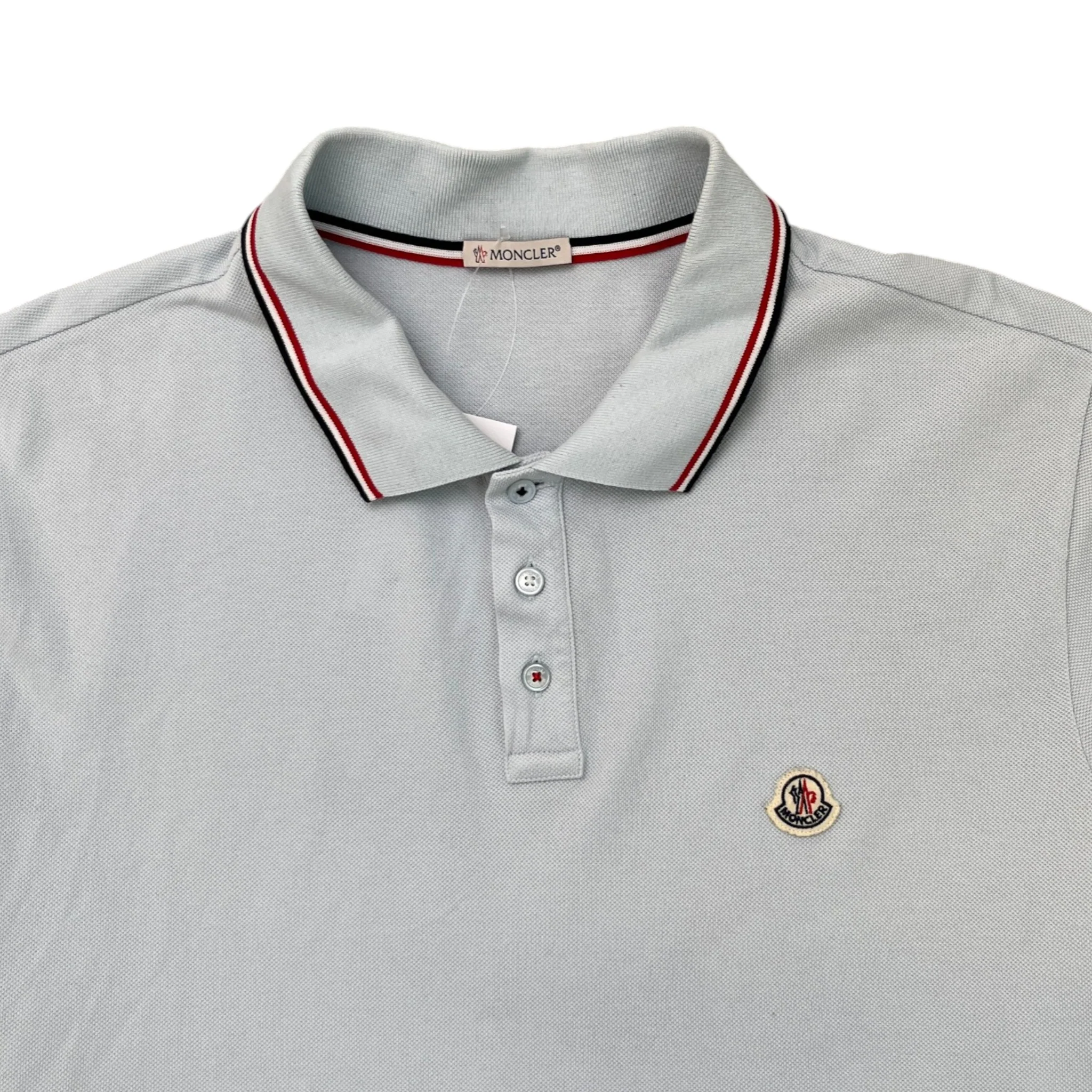 Men's Maglia Polo Shirt Blue Size XXXL - Image 5
