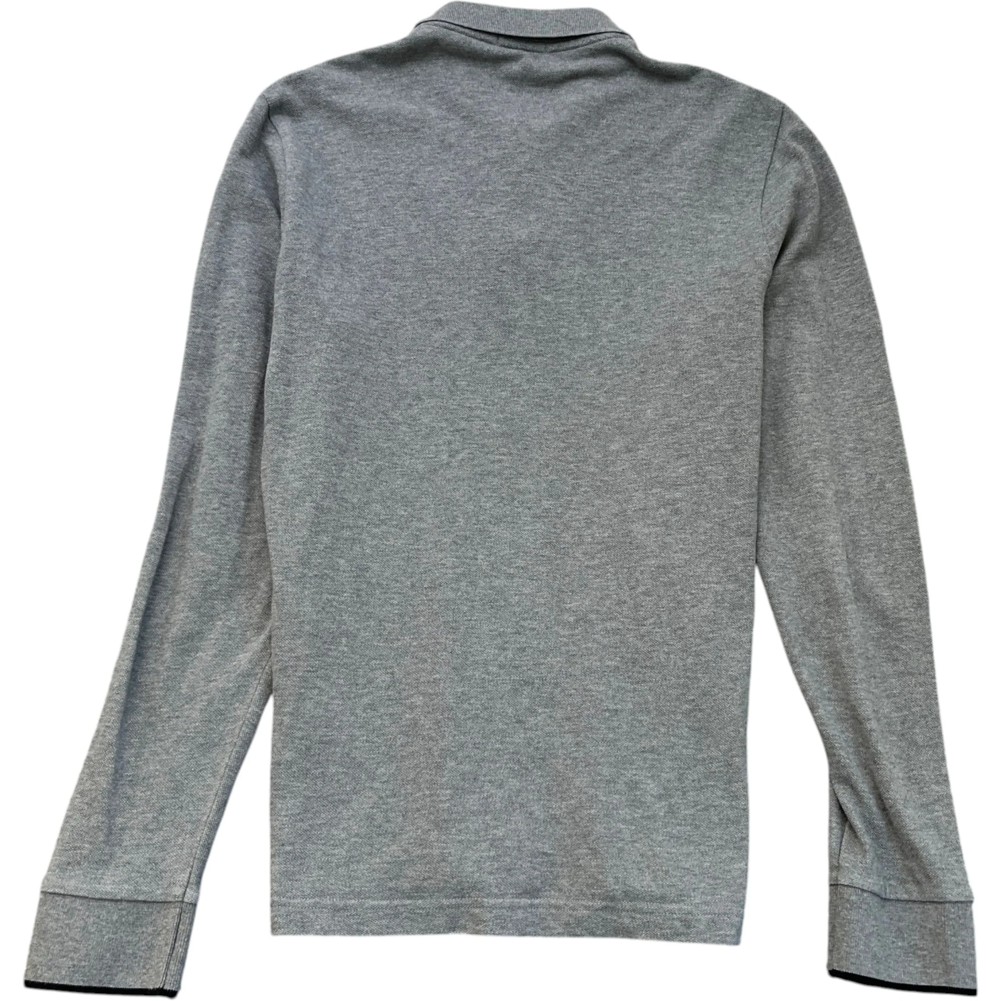 Men's Maglia Polo Shirt Grey Size M - Image 2