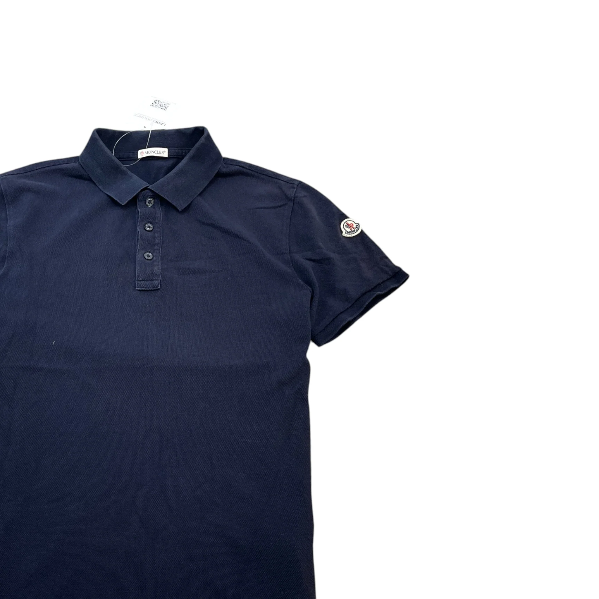 Men's Maglia Polo Shirt Navy Size M - Image 3