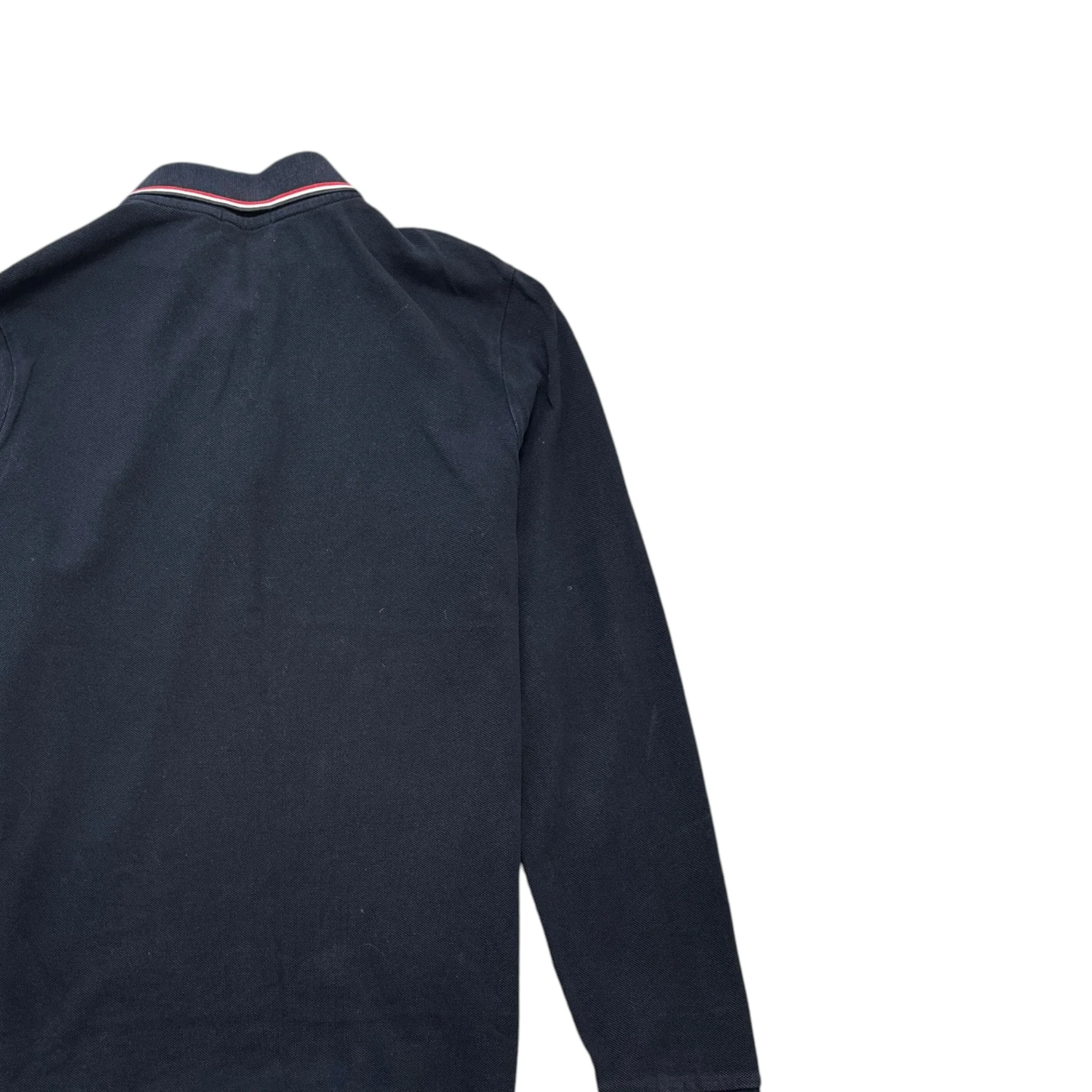 Men's Maglia Polo Shirt Navy Size M - Image 4