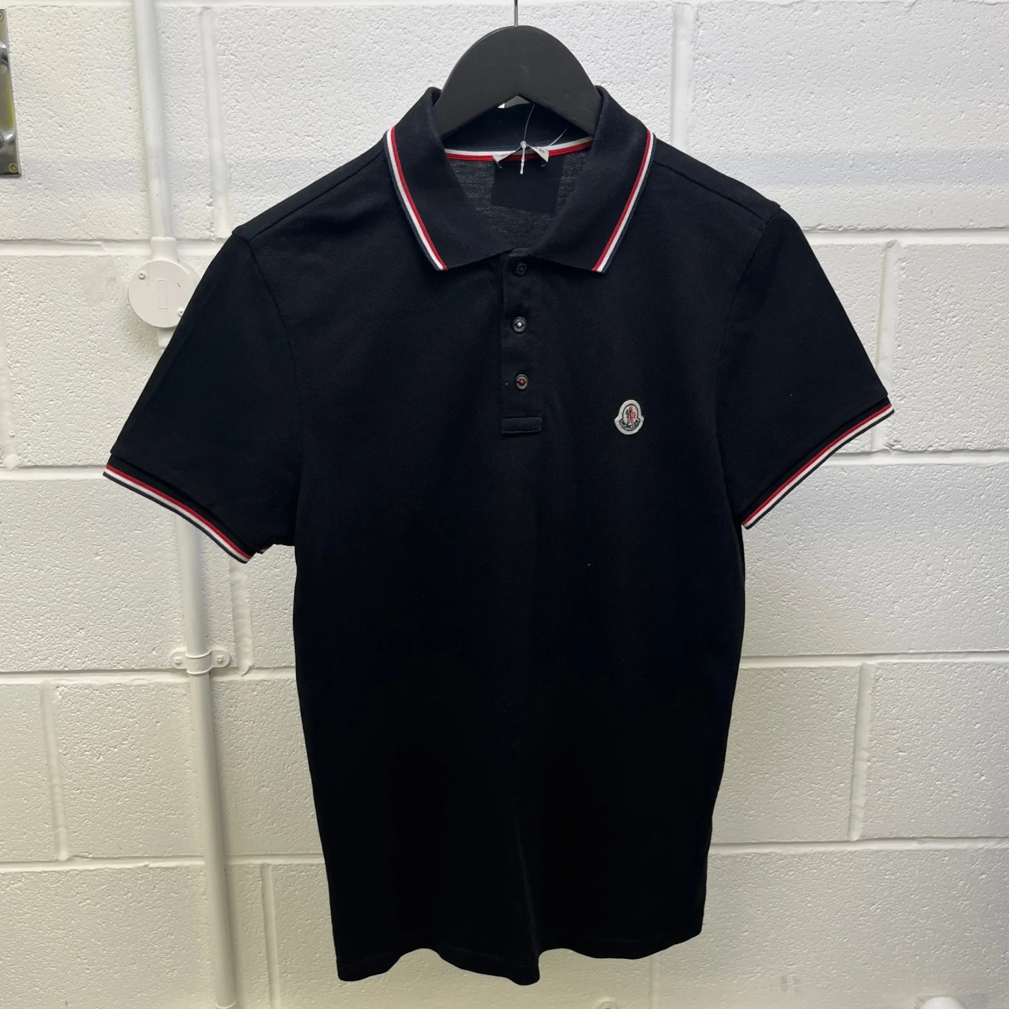 Men's Maglia Polo Shirt Navy Size S - Image 9