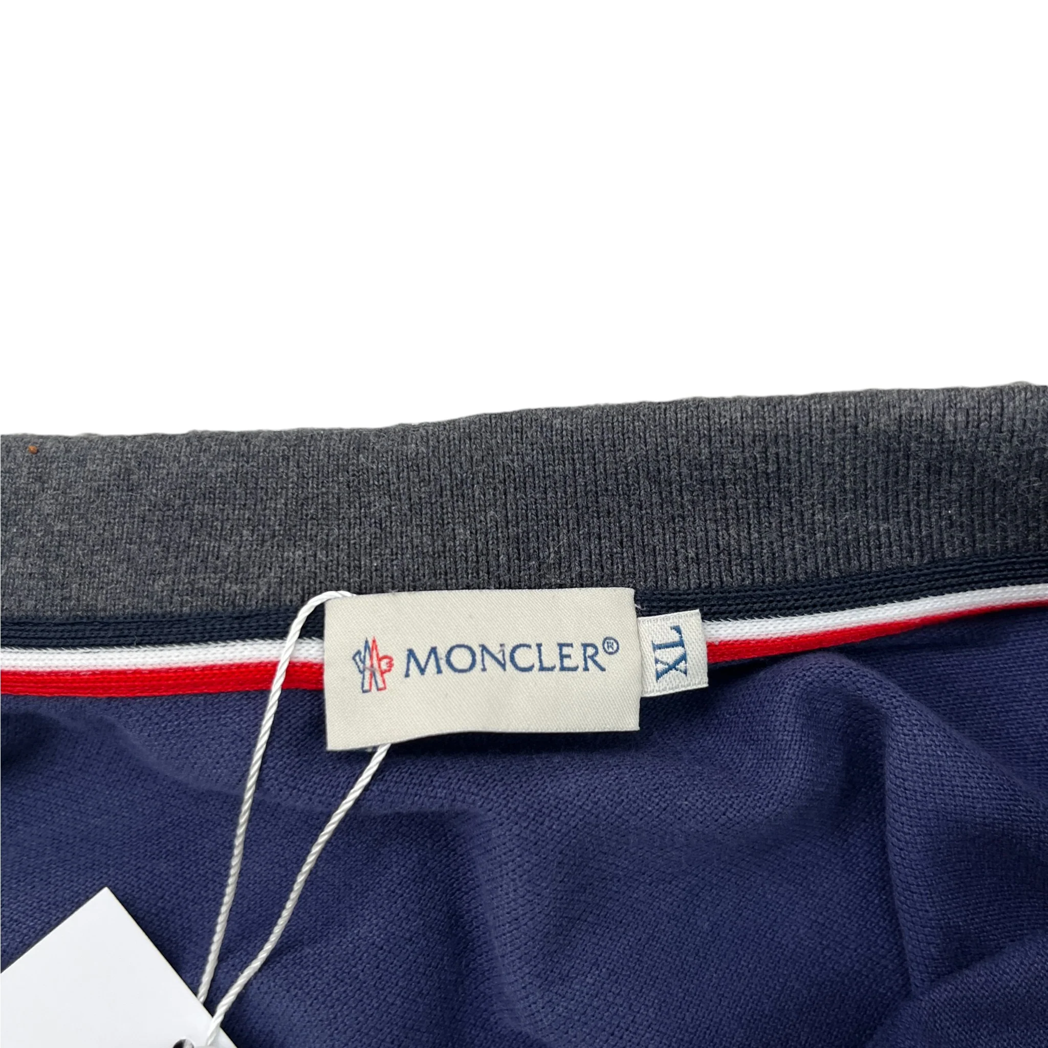 Men's Maglia Polo Shirt Navy Size XL - Image 7