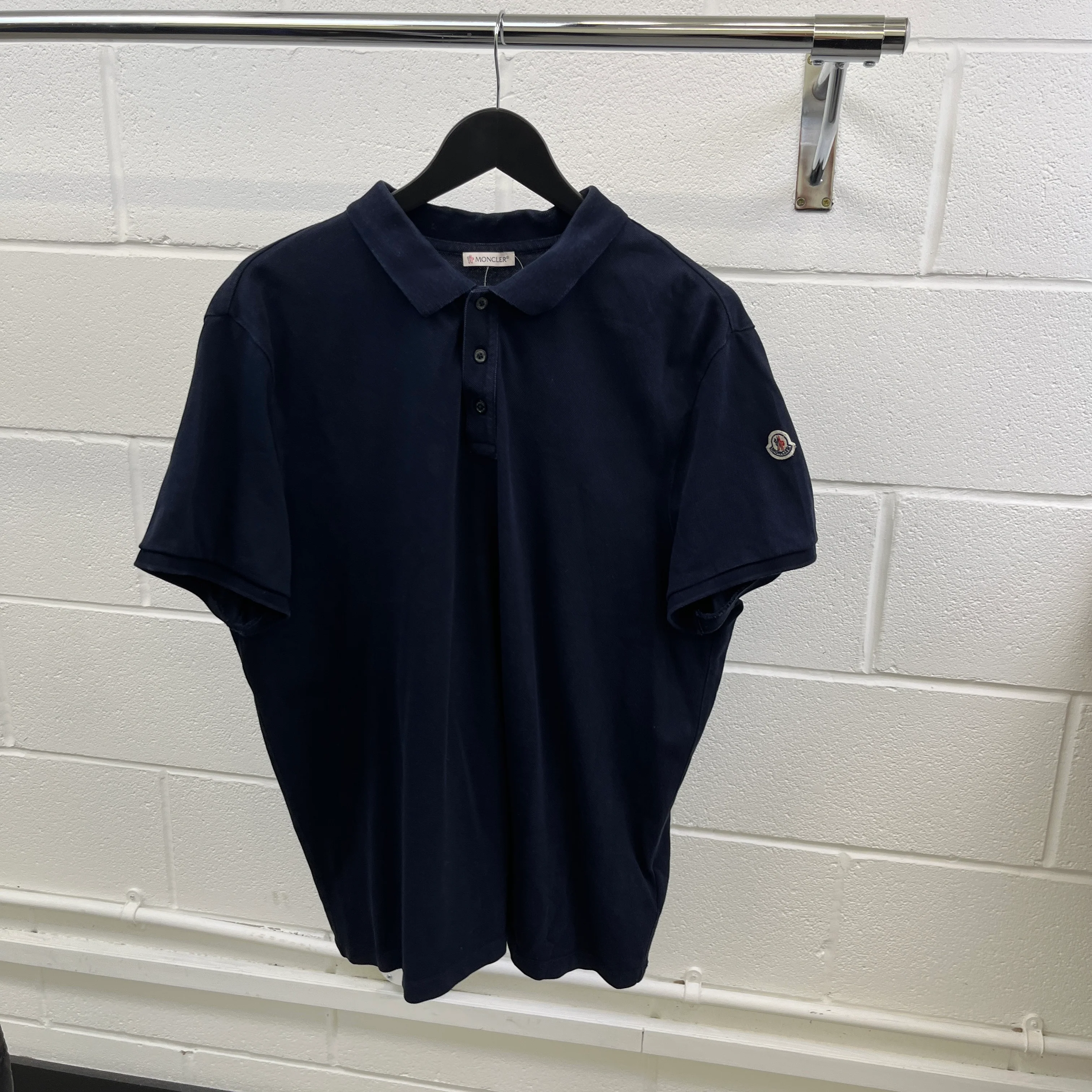 Men's Maglia Polo Shirt Navy Size XXL - Image 10